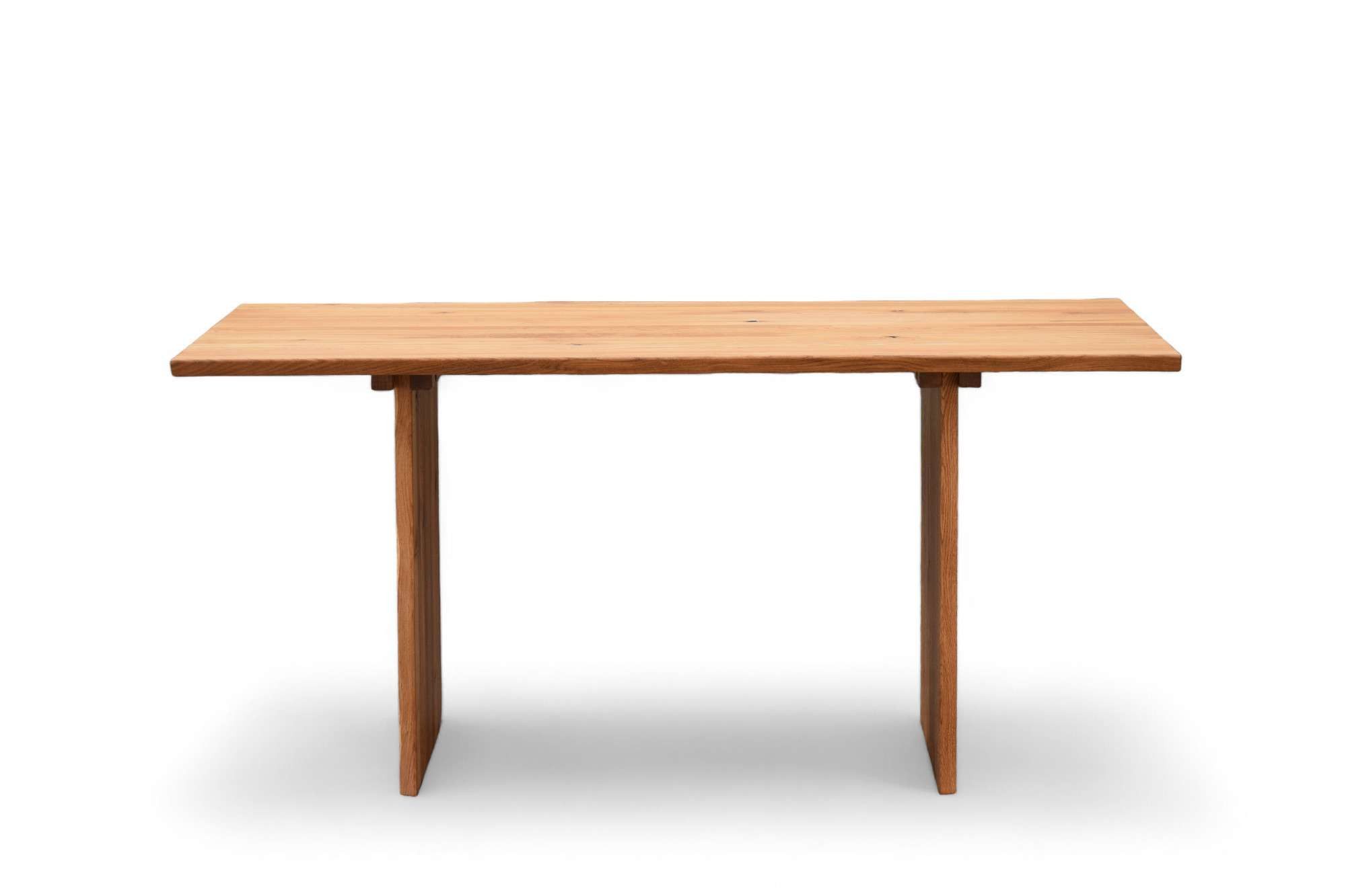 Home affaire Eettafel Waldhain keukentafel, houten wangframe, massief gewild eikenhout, geolied