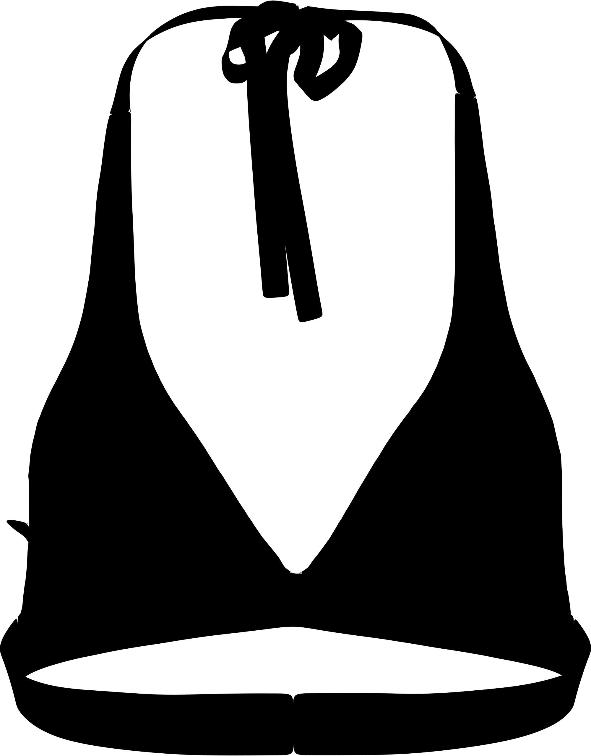 Tommy Hilfiger Swimwear Triangel-bikinitop HALTER RP met logo-opdruk, met druksluiting