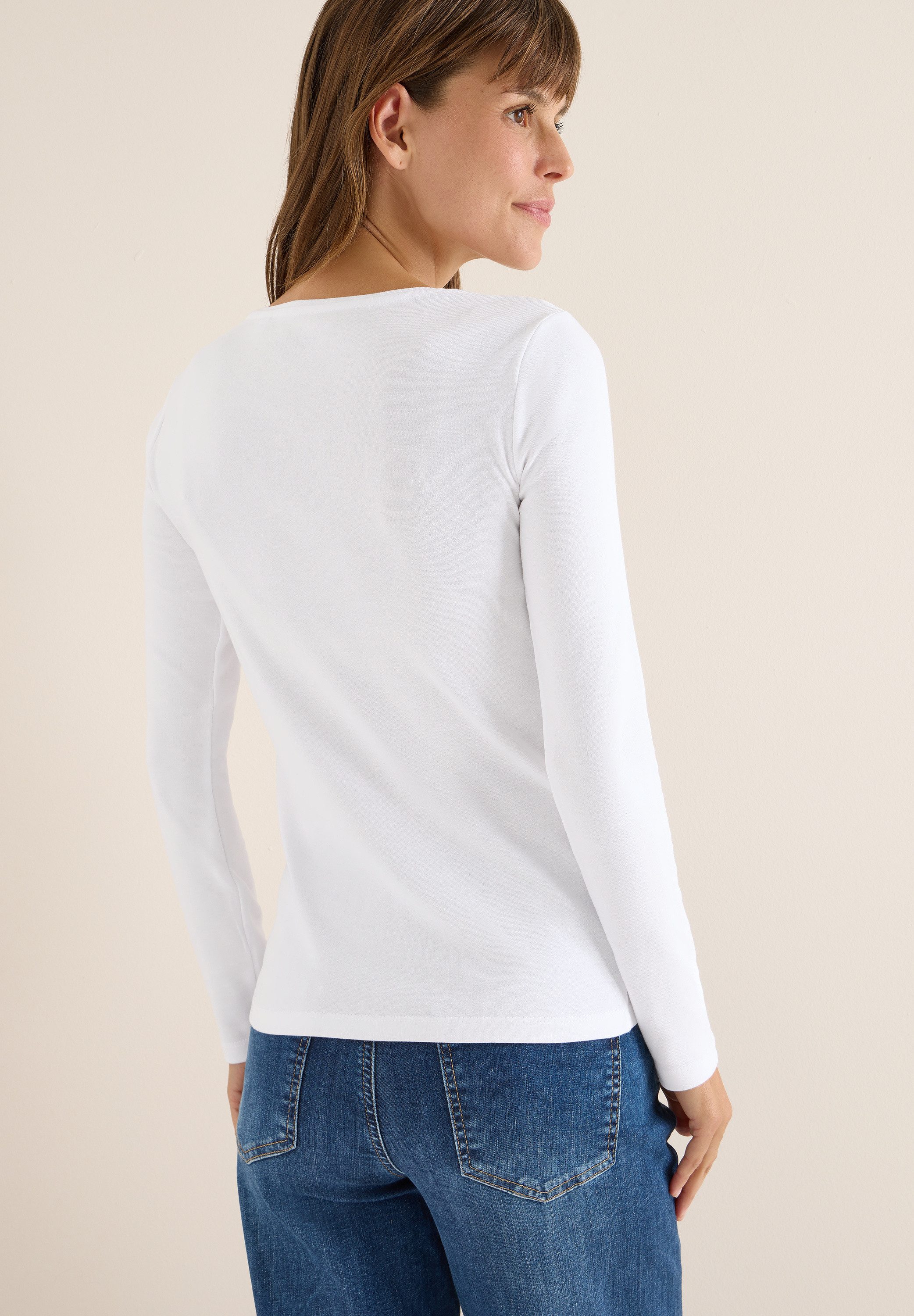 Cecil Shirt met lange mouwen Stijl Pia