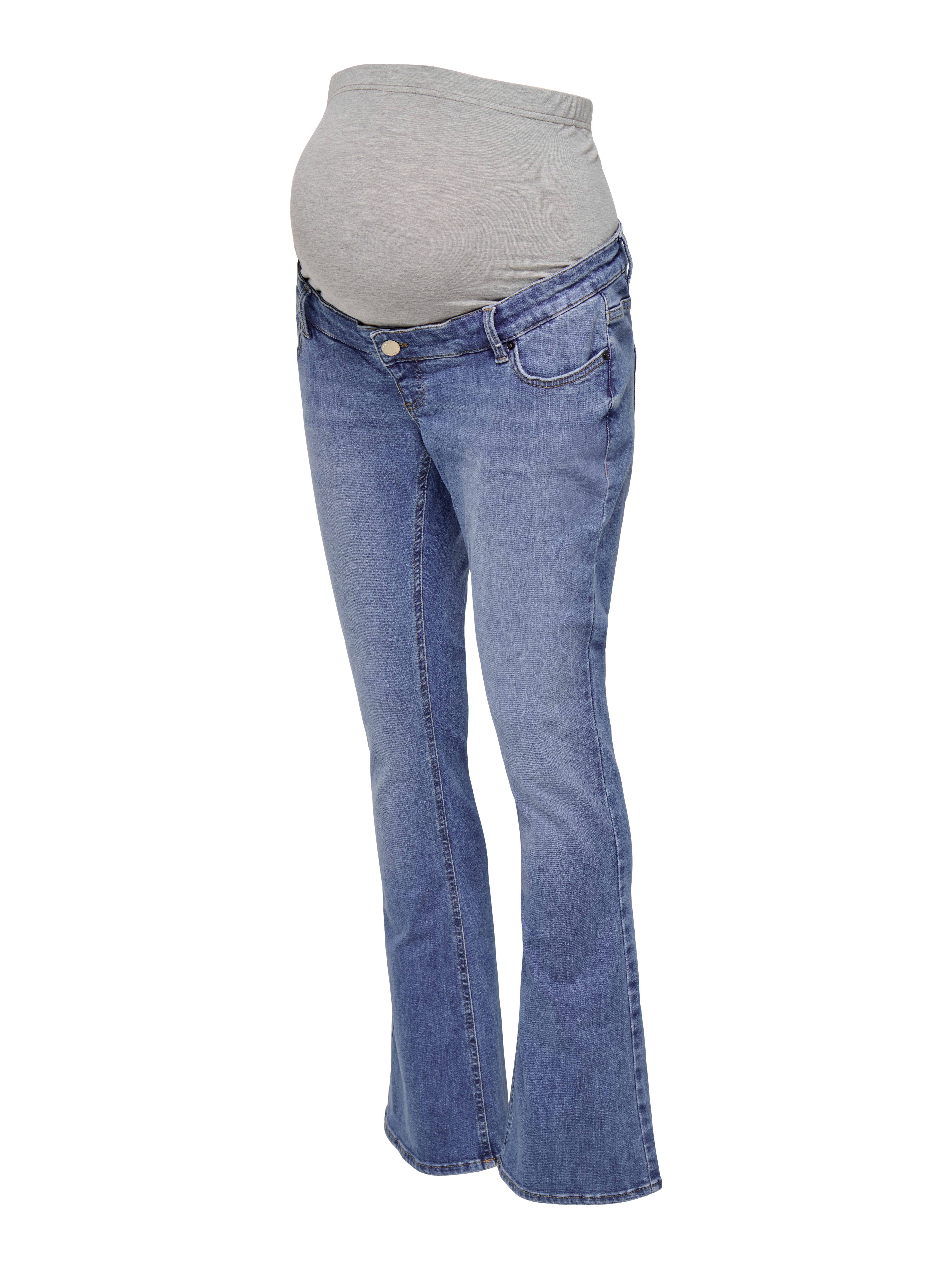 ONLY MATERNITY Zwangerschapsjeans OLMBLUSH MID FLARED REA1319 NOOS