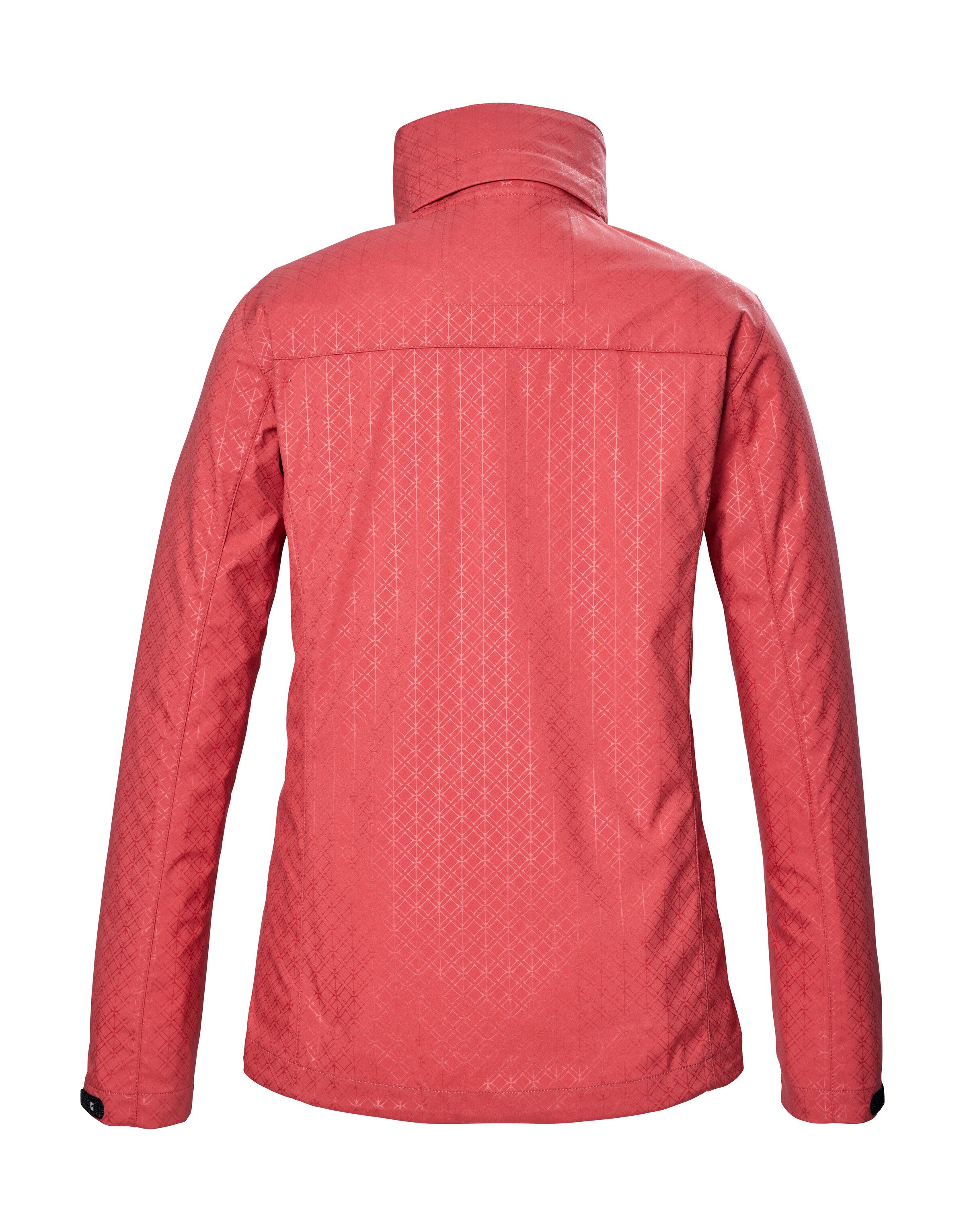 Killtec Softshell-jack KOS 121 WMN SFTSHLL JCKT GRPHIC waterafstotend, ademend, pfas-vrij geïmpregneerd