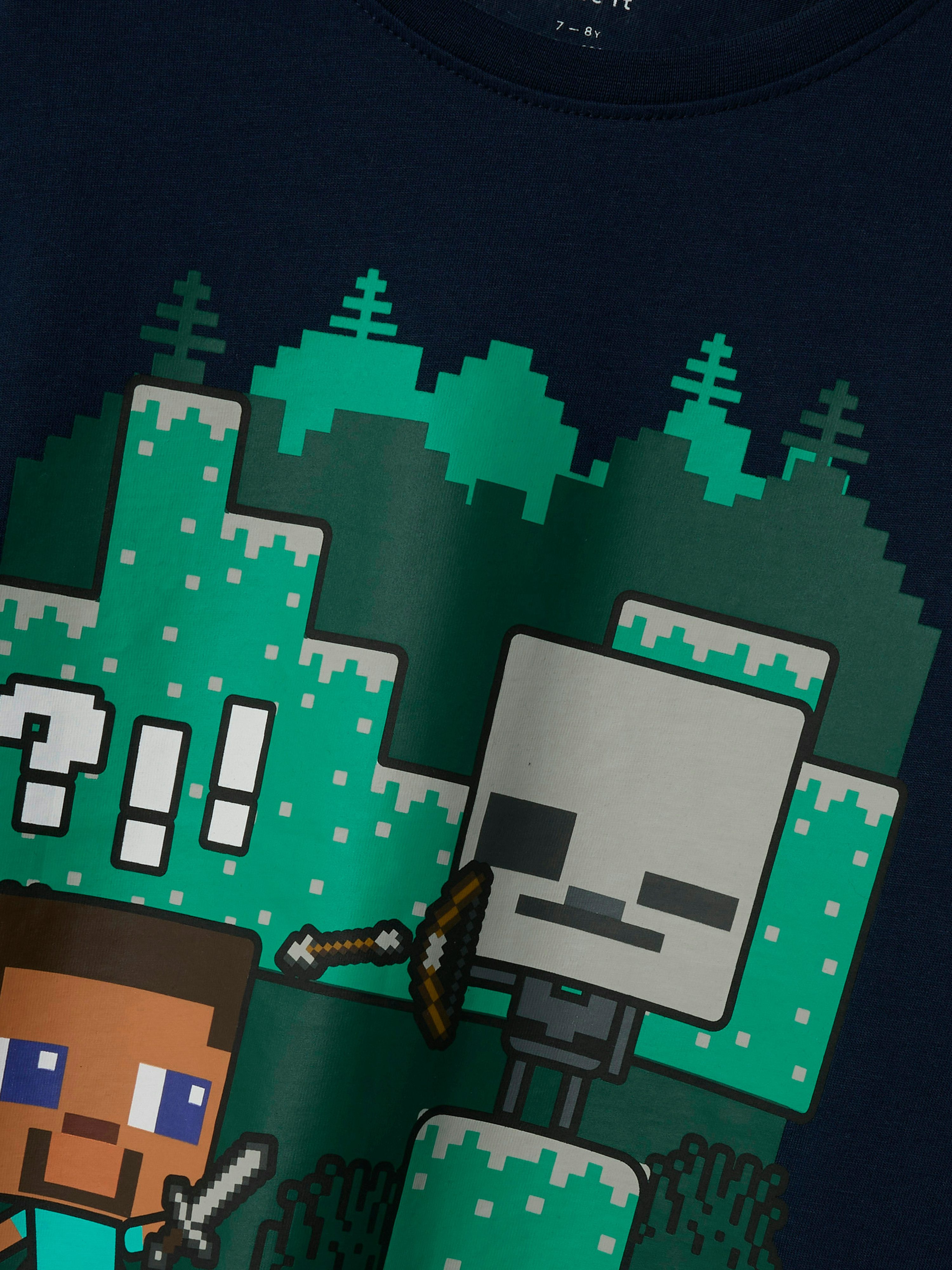 Name It Shirt met lange mouwen NKMAC MINECRAFT LS NREG TOP BOX NOOS BFU