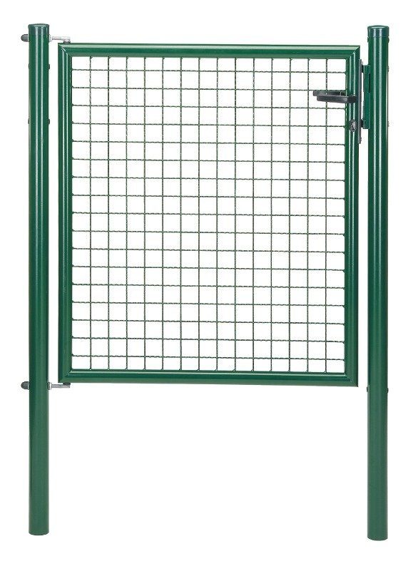 gah alberts deur met enkel hek draadgaas 100 cm breed, in verschillende hoogtes groen