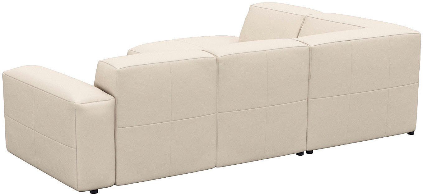 FLEXLUX Hoekbank Lucera, super comfortabel door hoogwaardige zitconstructie met koudschuim