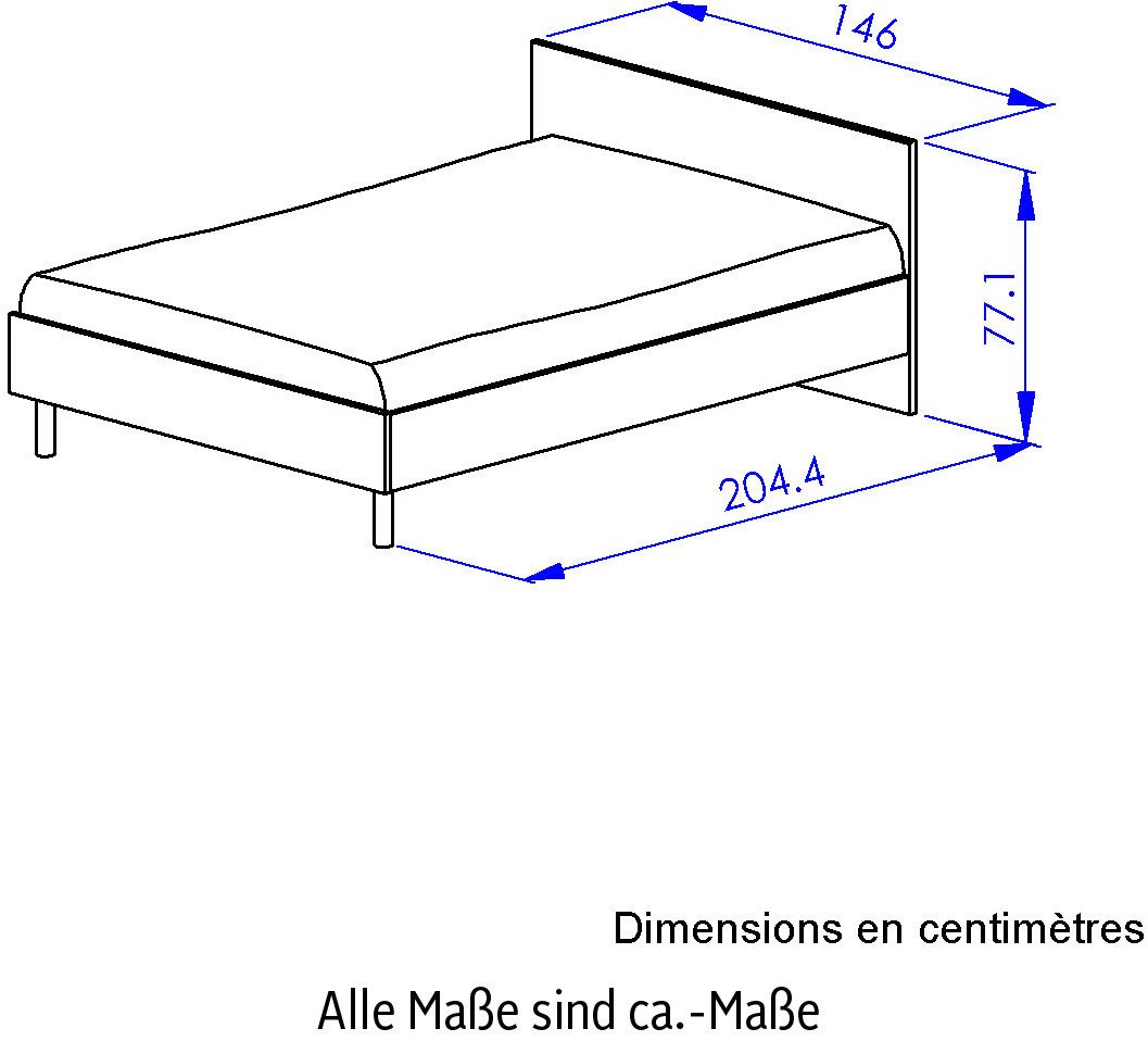 Gami Kinderledikant RITMO Een modern bed dat zich aan elk interieur aanpast