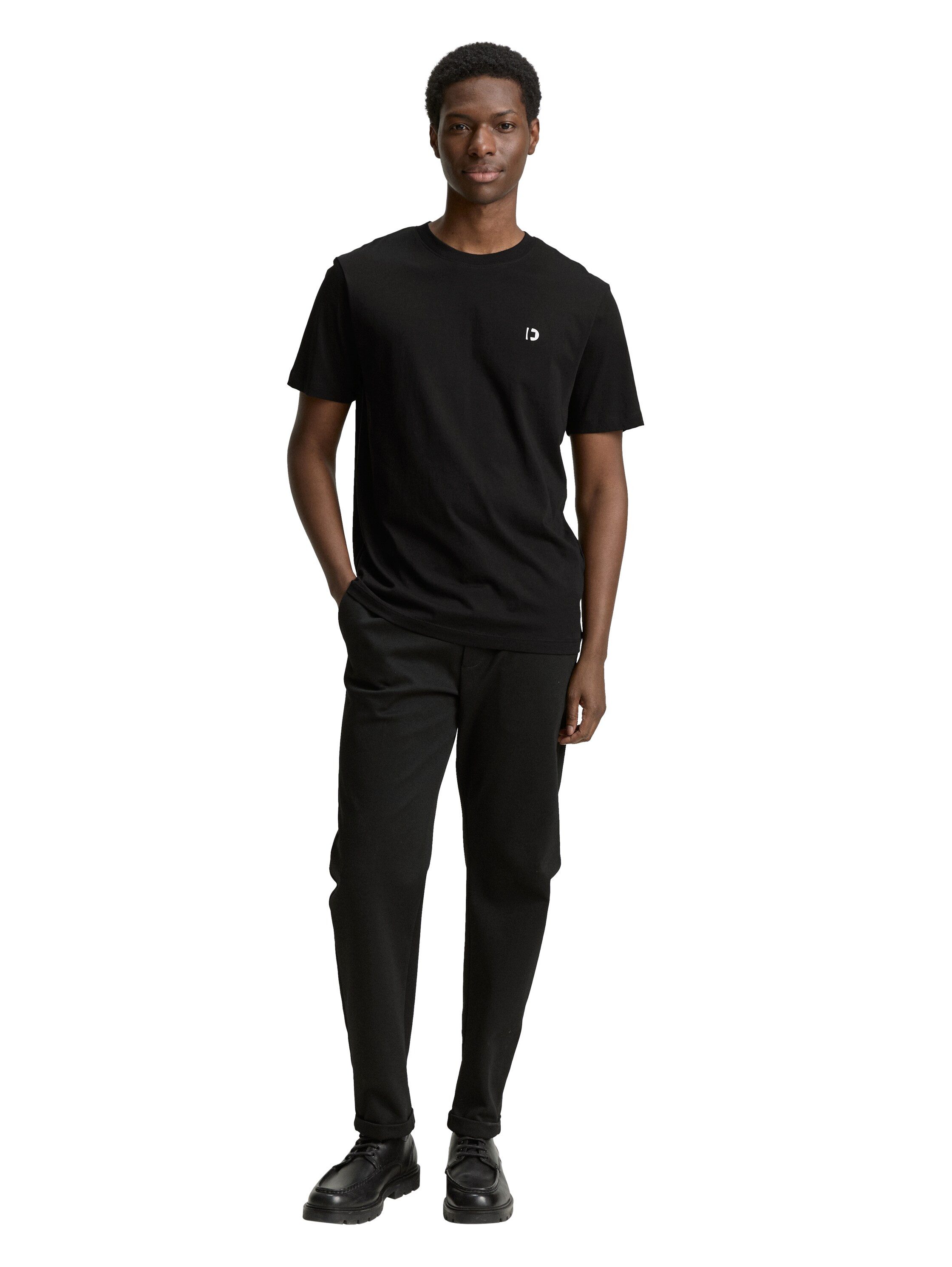 Tom Tailor Denim T-shirt met logoprint (set, 3-delig)