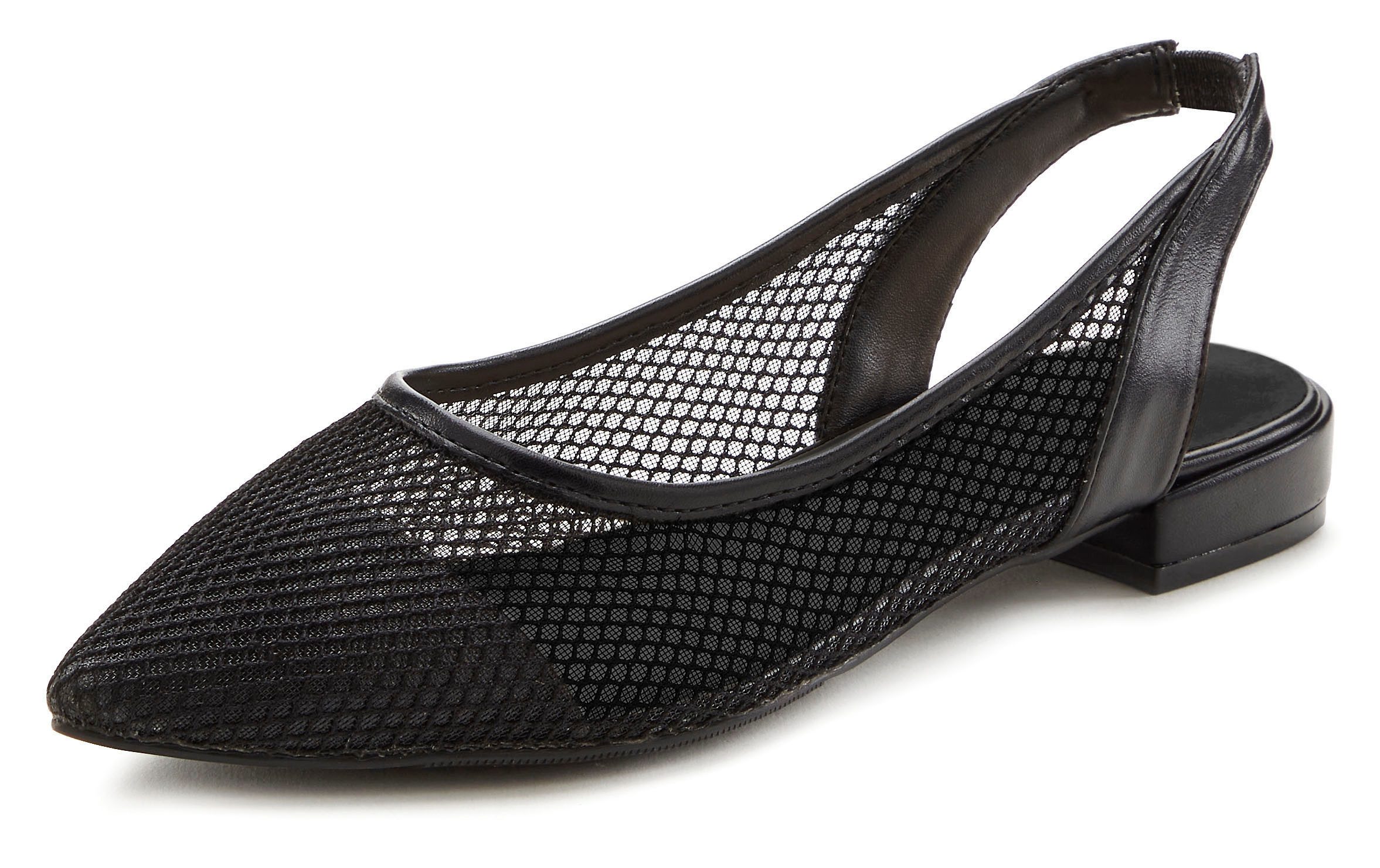 French Connection Ballerina's Slingballerina, riemballerina, lage schoen, instapper, sandaal VEGAN