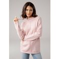 laura scott gebreide trui met stijlvolle glinstersteentjes - nieuwe collectie roze