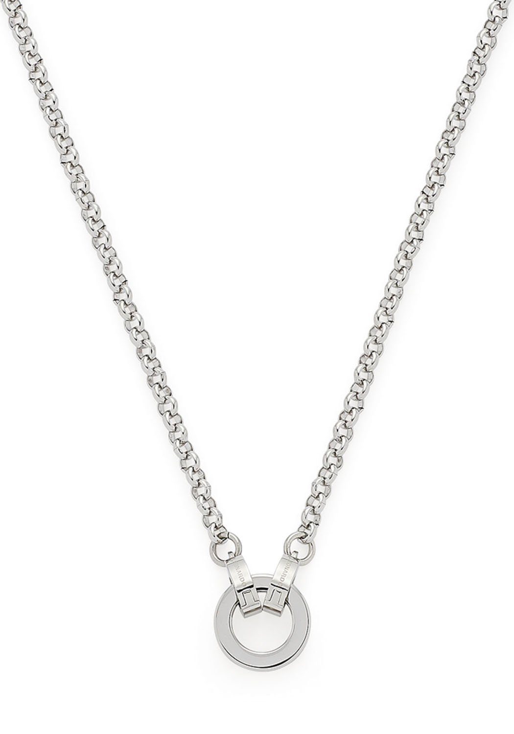 LEONARDO Bedelketting Paola Clip&Mix, 022148 met zirkoon (synthetisch) dames kettingen zilver(kleur)
