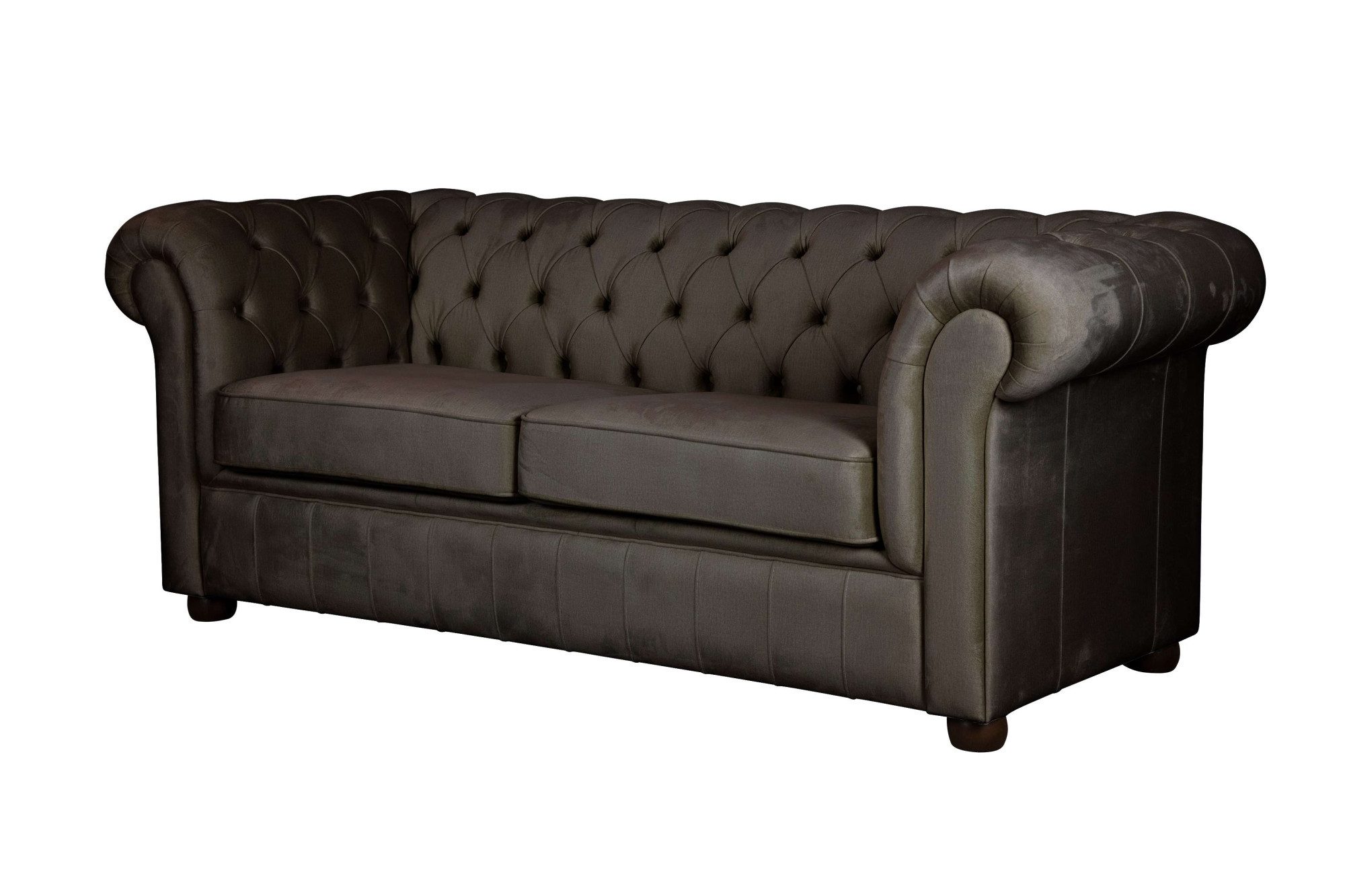 Home affaire 3-zitsbank CHARENTE, optionele slaapbank, Chesterfield-sofa, bedfunctie met edele knoopbevestiging en typische armleuningen, b/d/h 198/89/74 cm