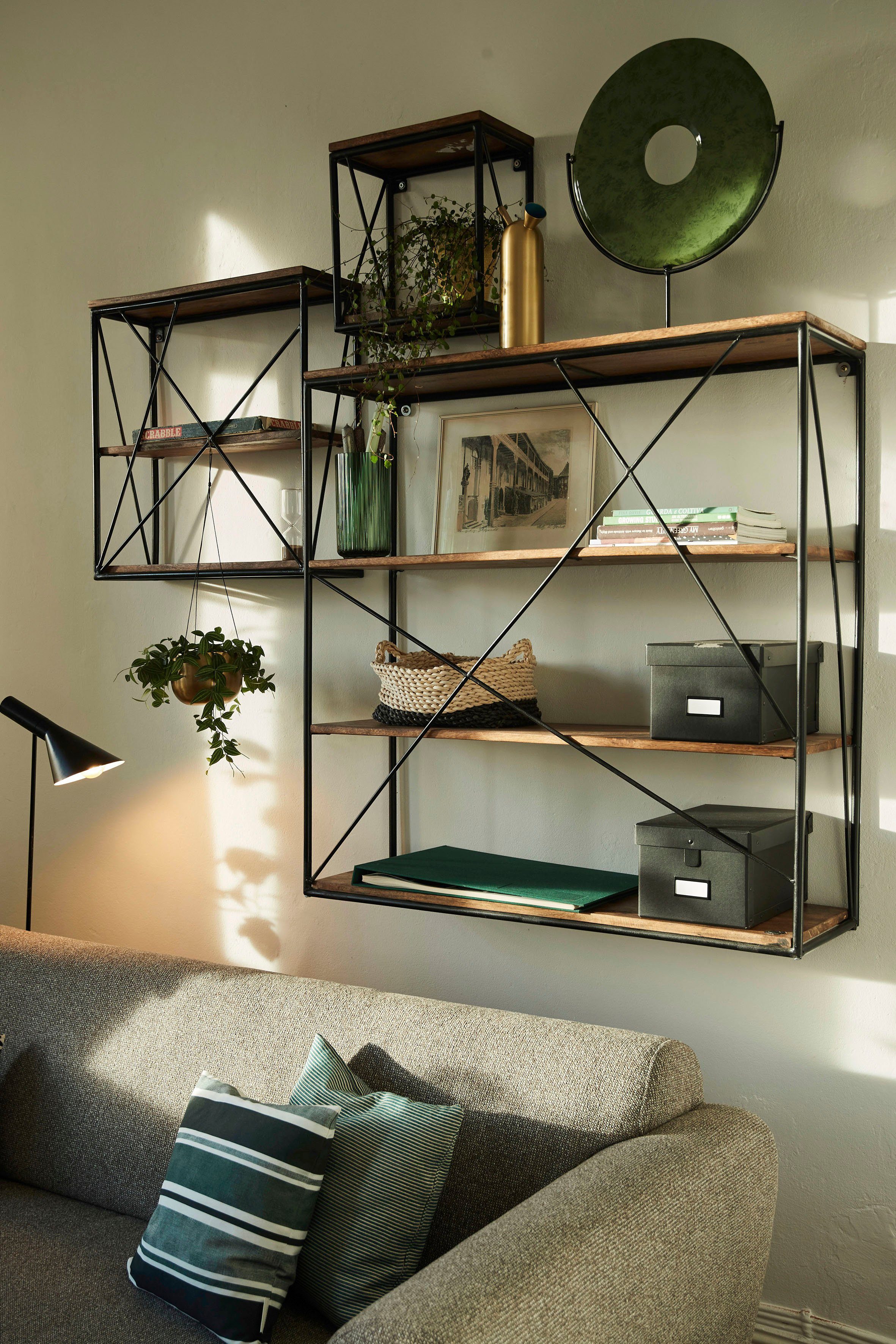 TOM TAILOR HOME Wandplank T-NEST SHELF WALL MEDIUM middelgrote wandplank, kan gemakkelijk worden gecombineerd met andere maten uit de serie