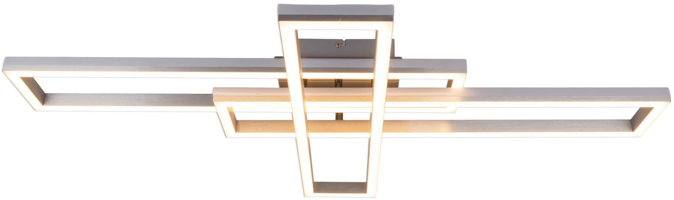 näve Led-plafondlamp BANTRY CCT, RGB-backlight, dimbaar, geheugen, tijdschakelaar, nachtlicht (1 stuk)