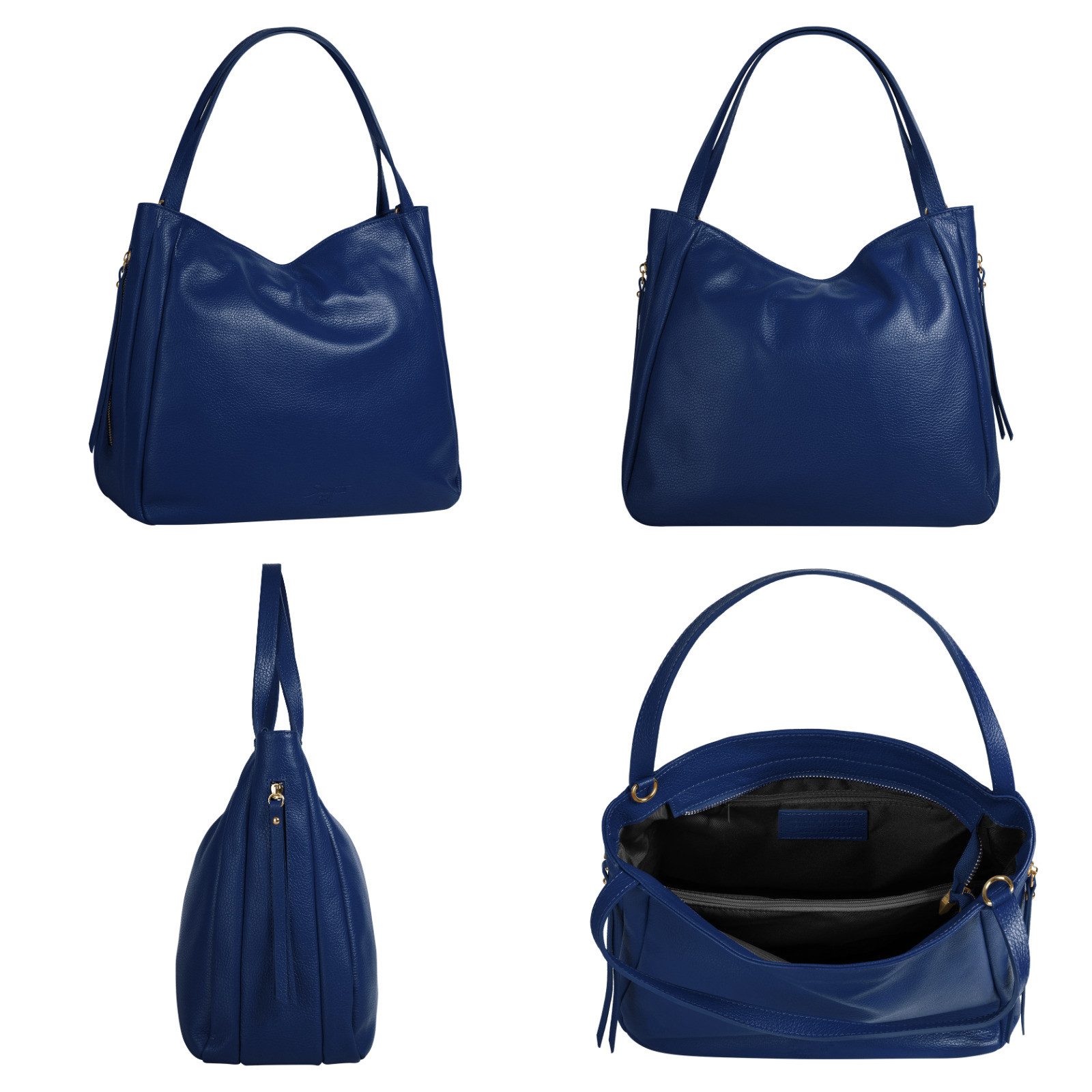 Samantha Look Schoudertas echt leer, made in italy