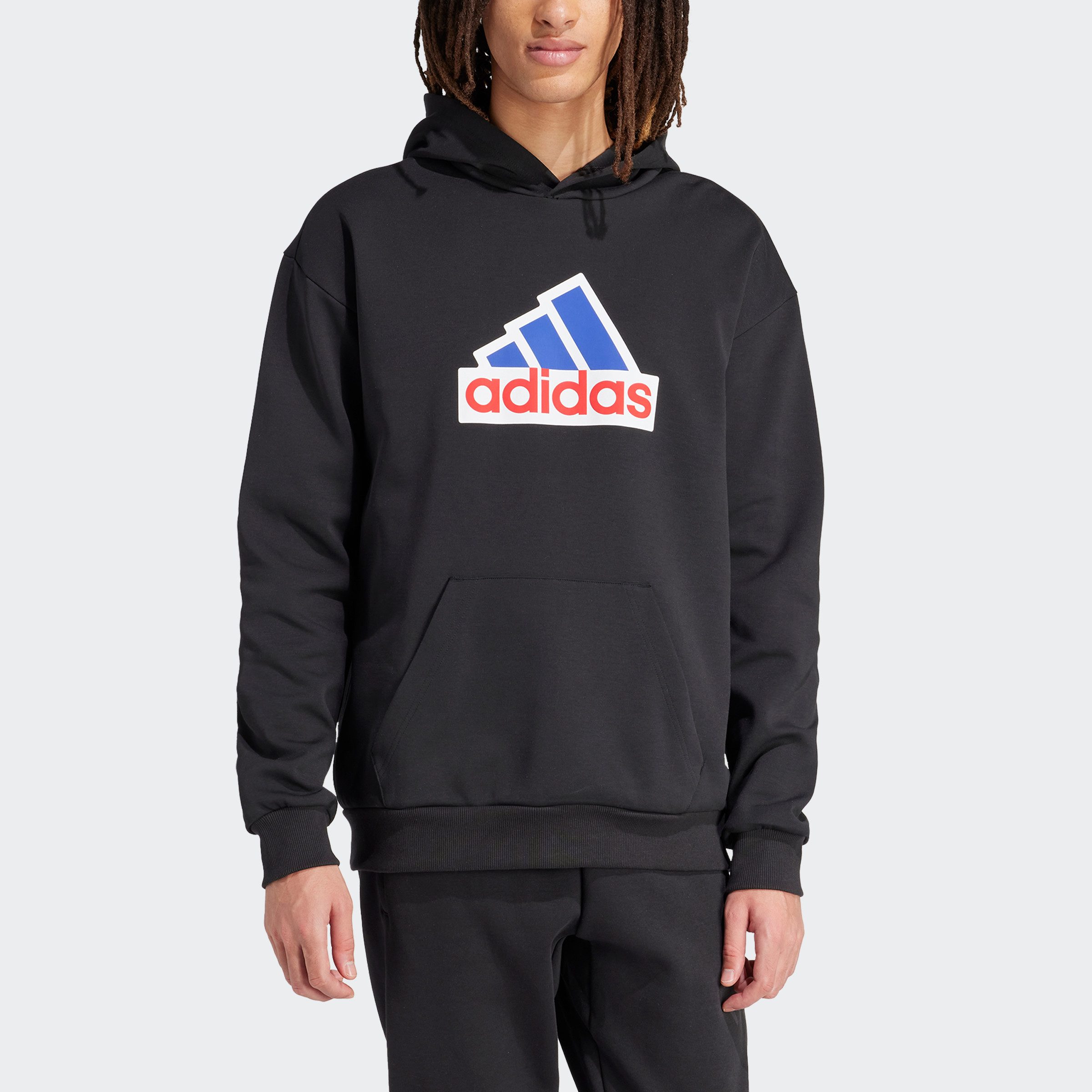 adidas Sportswear Hoodie M FI BOS HD OLY heren hoodies maat L zwart