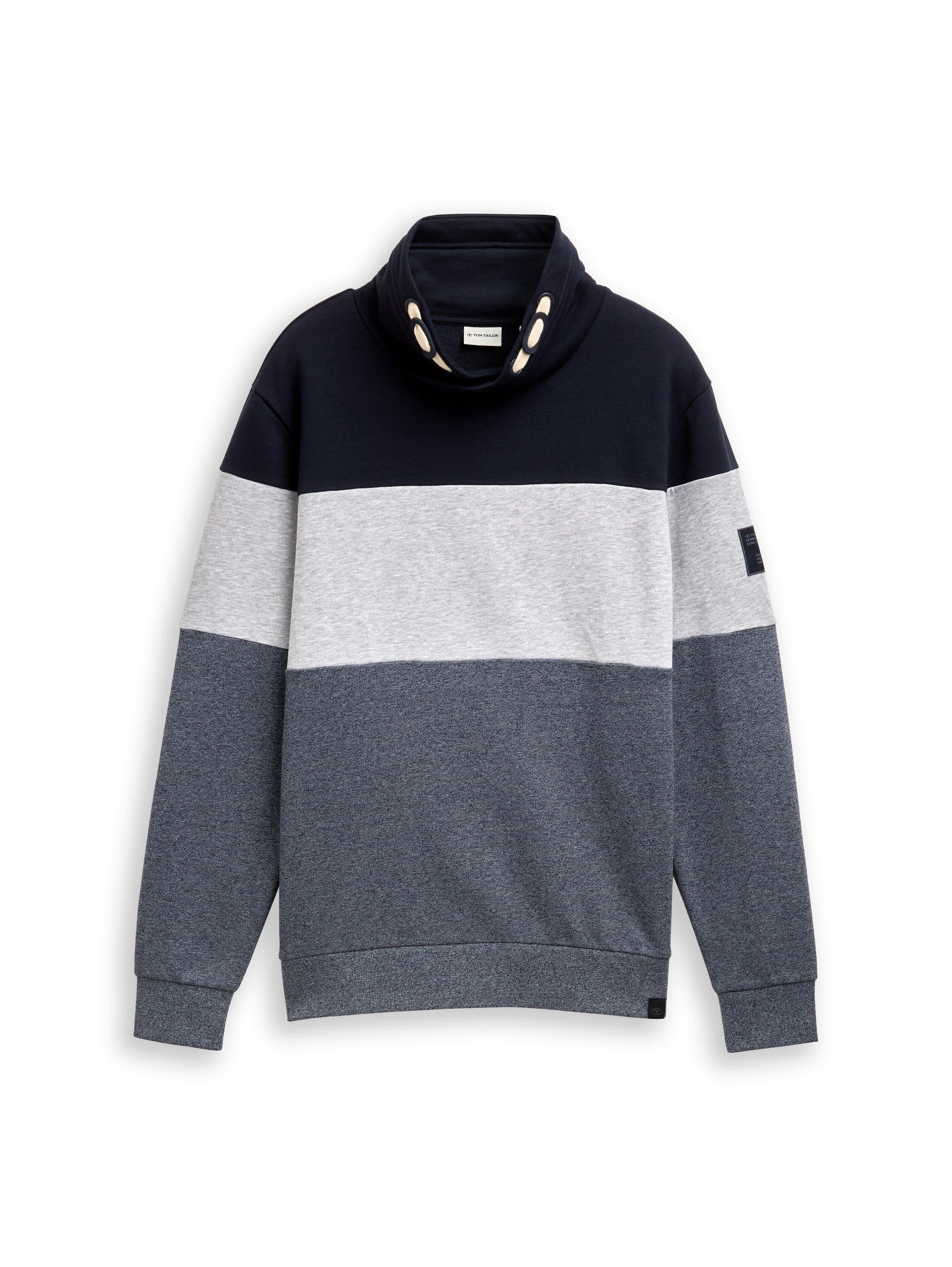Tom Tailor Sweatshirt met geborduurd logo