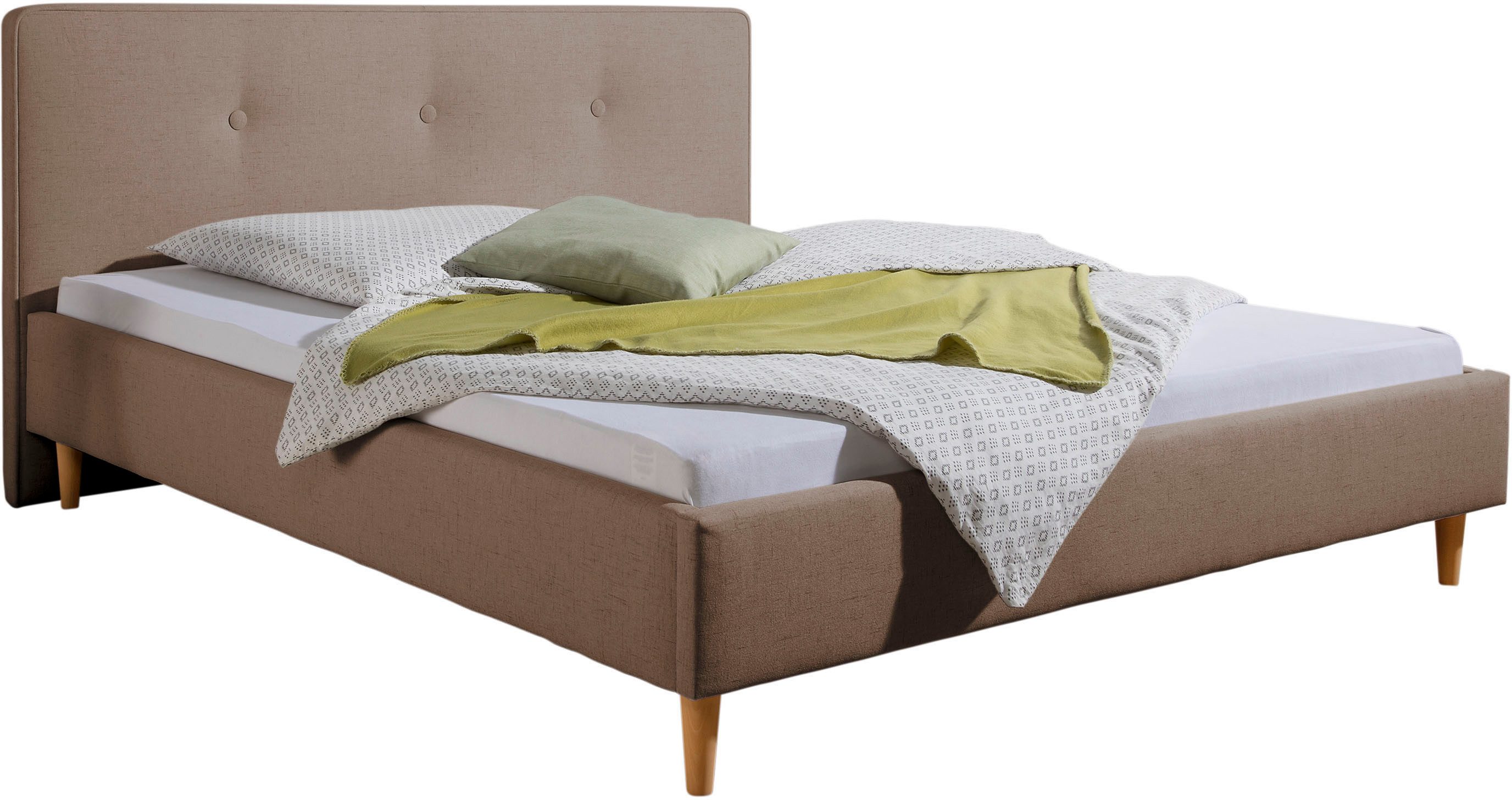 Maintal Gestoffeerd bed Lonepine Zijkanten van het bed zelf te monteren, zonder bedkist