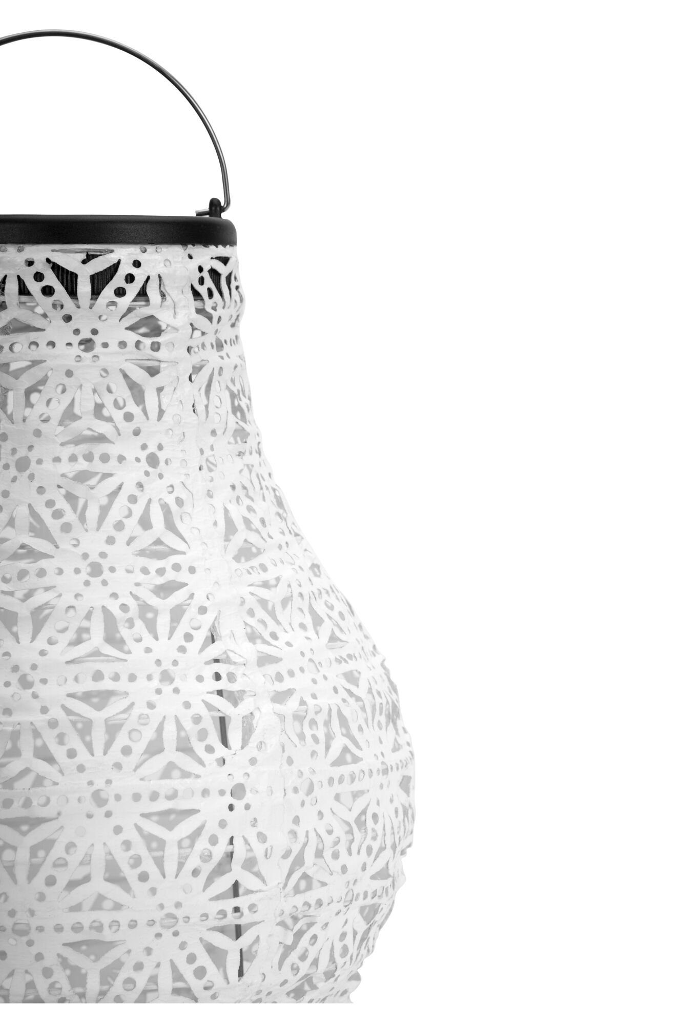 Pauleen Led-solarlamp Sunshine Blaze lampions solar wit Tyvek vlies