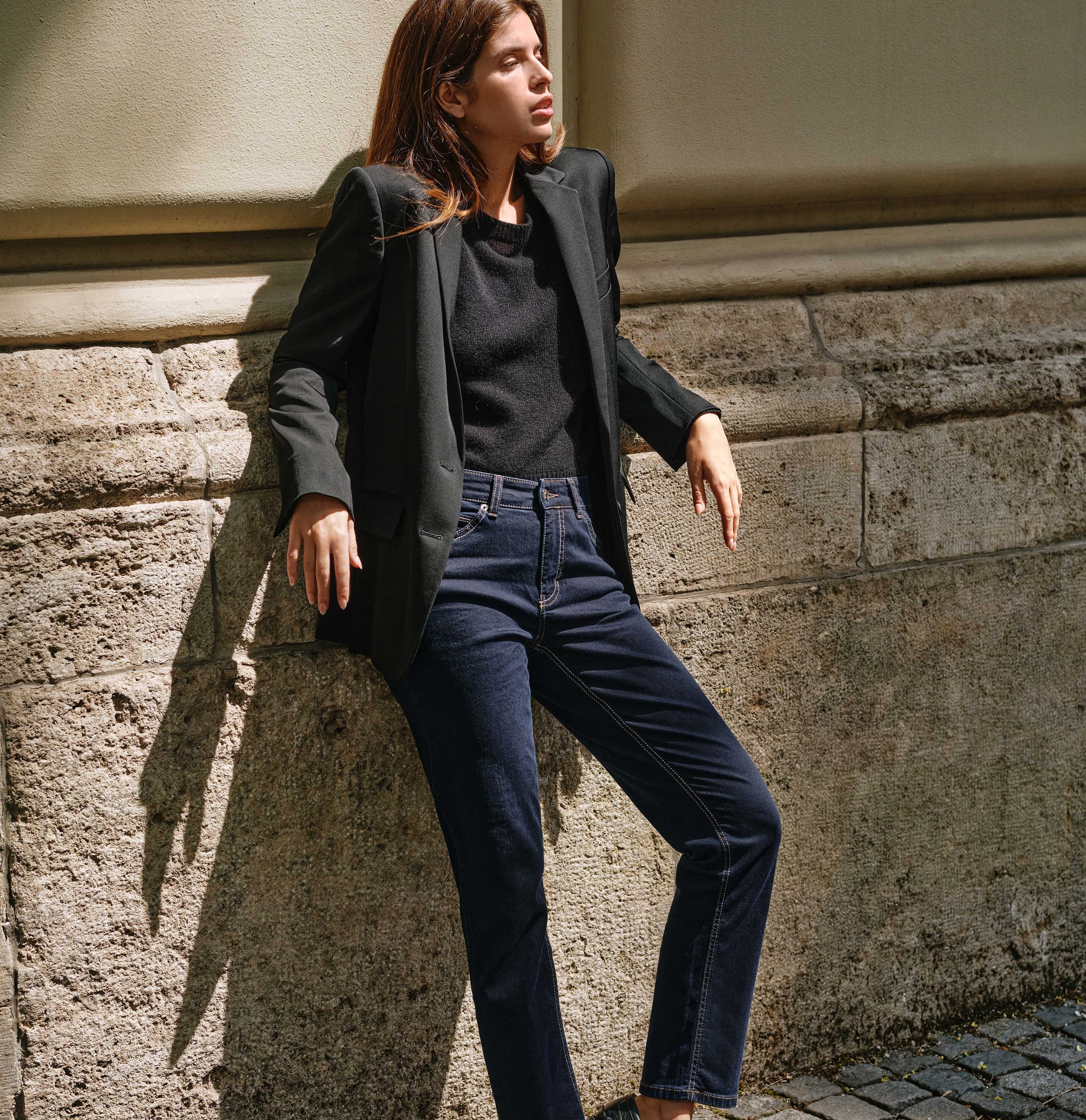 MAC Stretch jeans Melanie Recht model