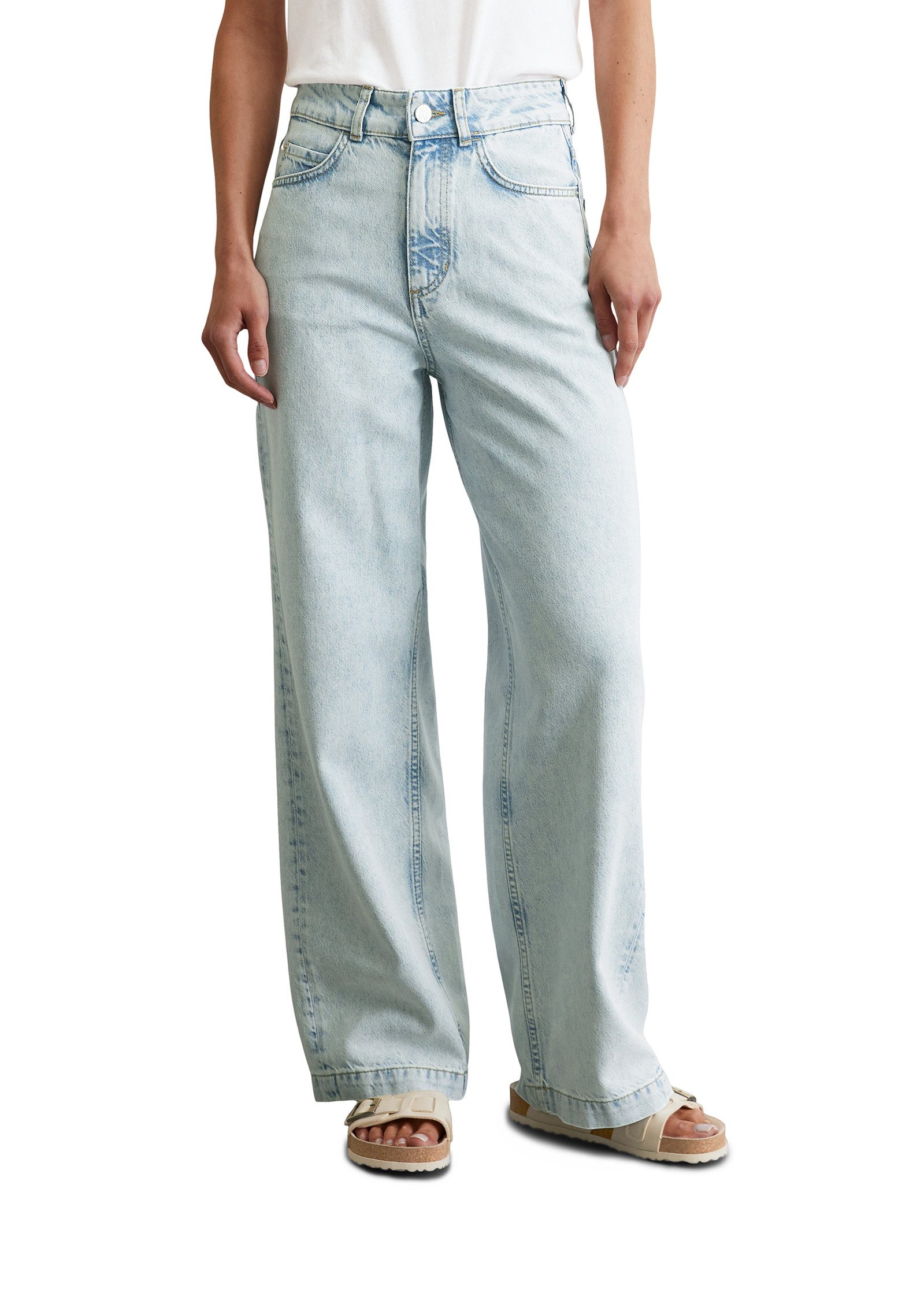 Marc O'Polo Wijde jeans Sjva