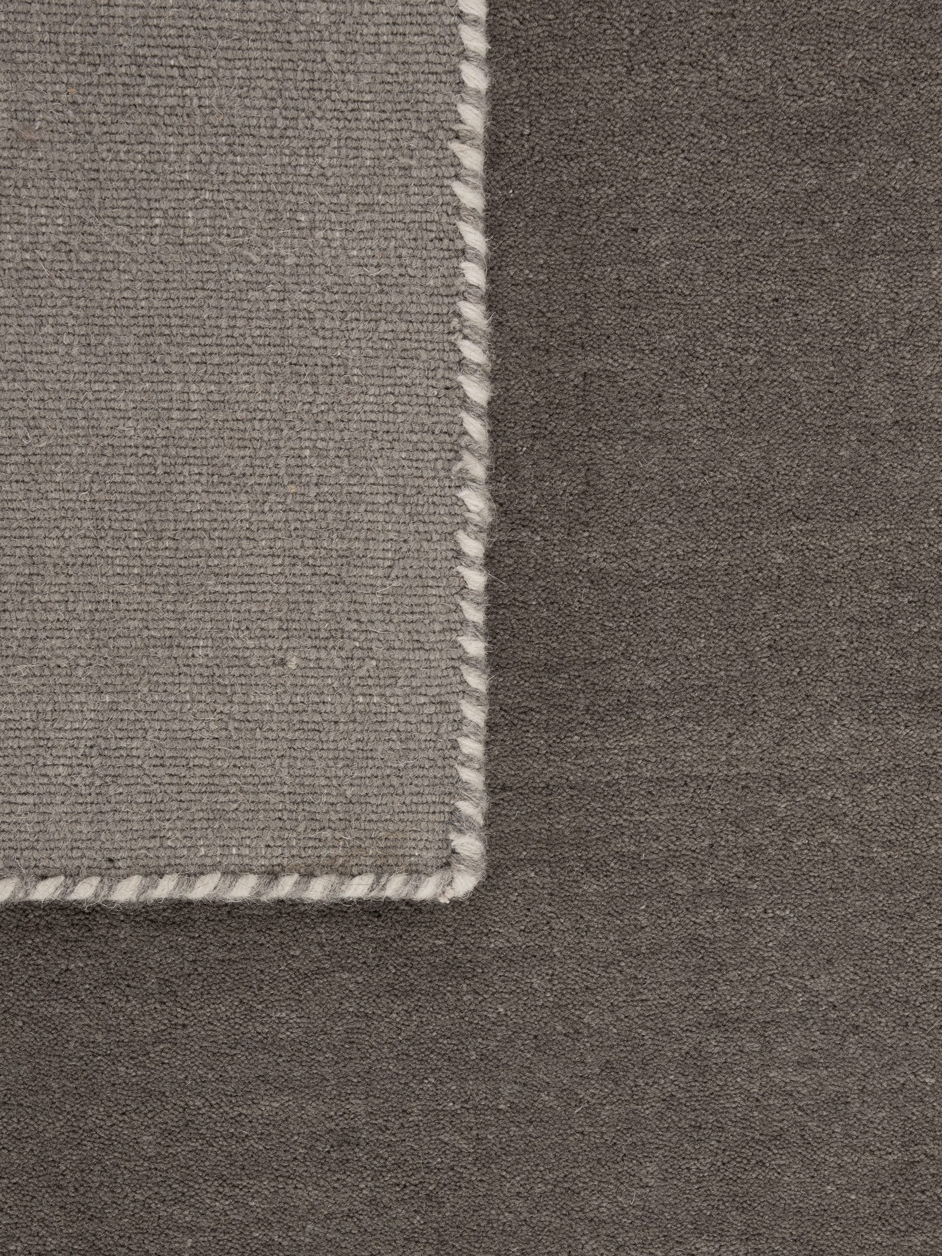 carpetfine Wollen kleed Gabbeh Lola Uni met natuurlijk plantaardig materiaal handgeweven, ook in rond