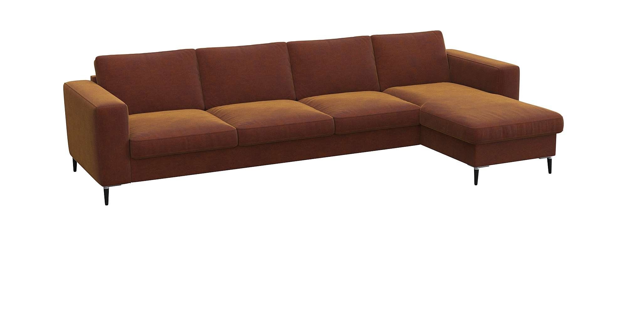 FLEXLUX Hoekbank Fiore, super zitcomfort door koudschuim in de zitting, L-vorm