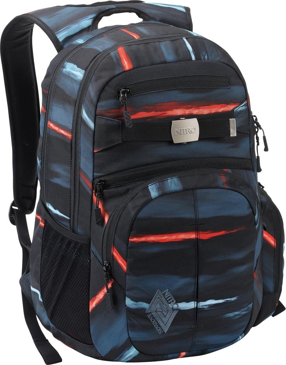 NITRO Schoolrugzak Hero Casual rugzak, grote vrijetijds rugzak, school, werk en reis