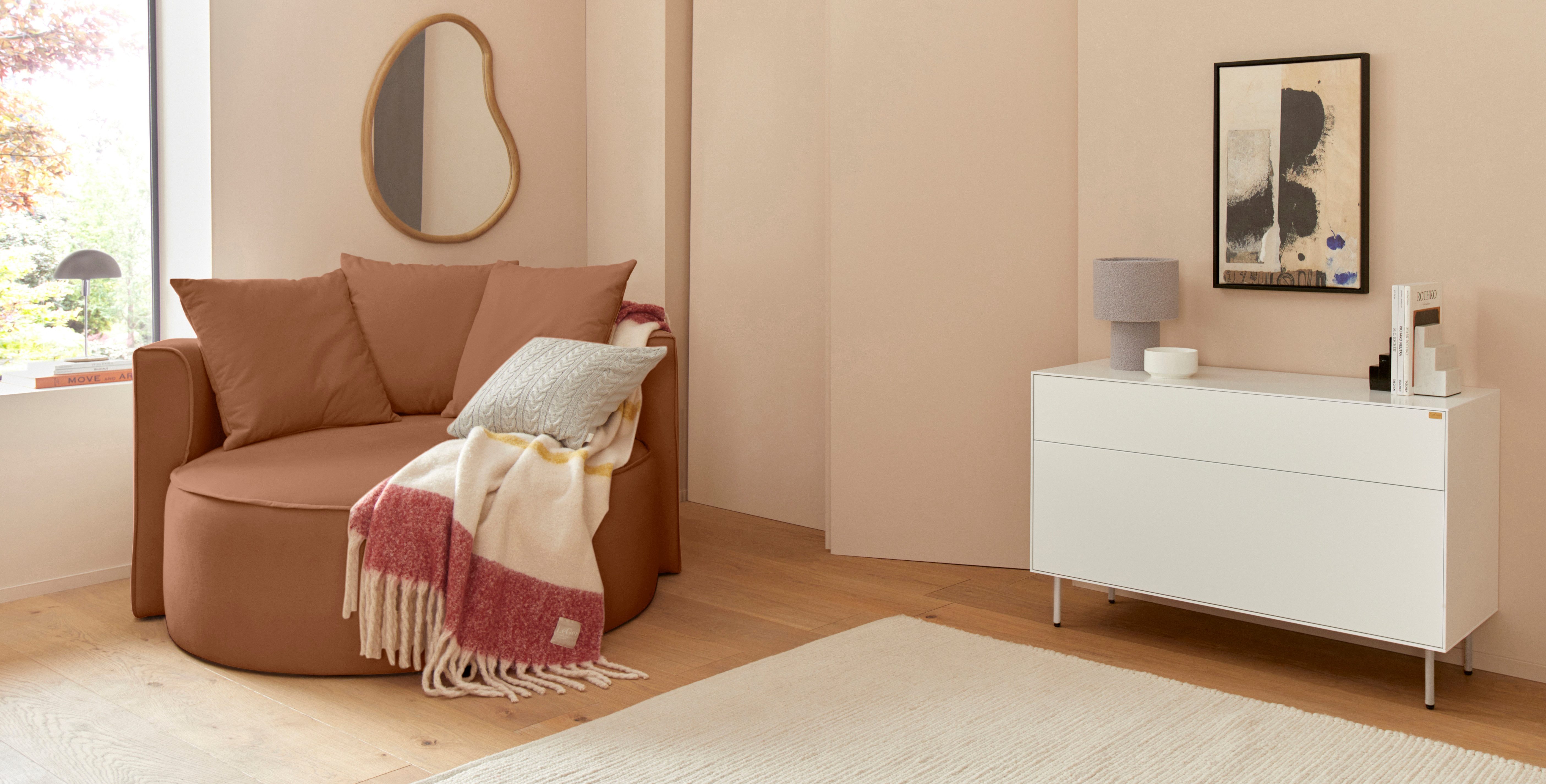 LeGer Home by Lena Gercke XXL-fauteuil Isalie, leesstoel, loveseat, inclusief sierkussens