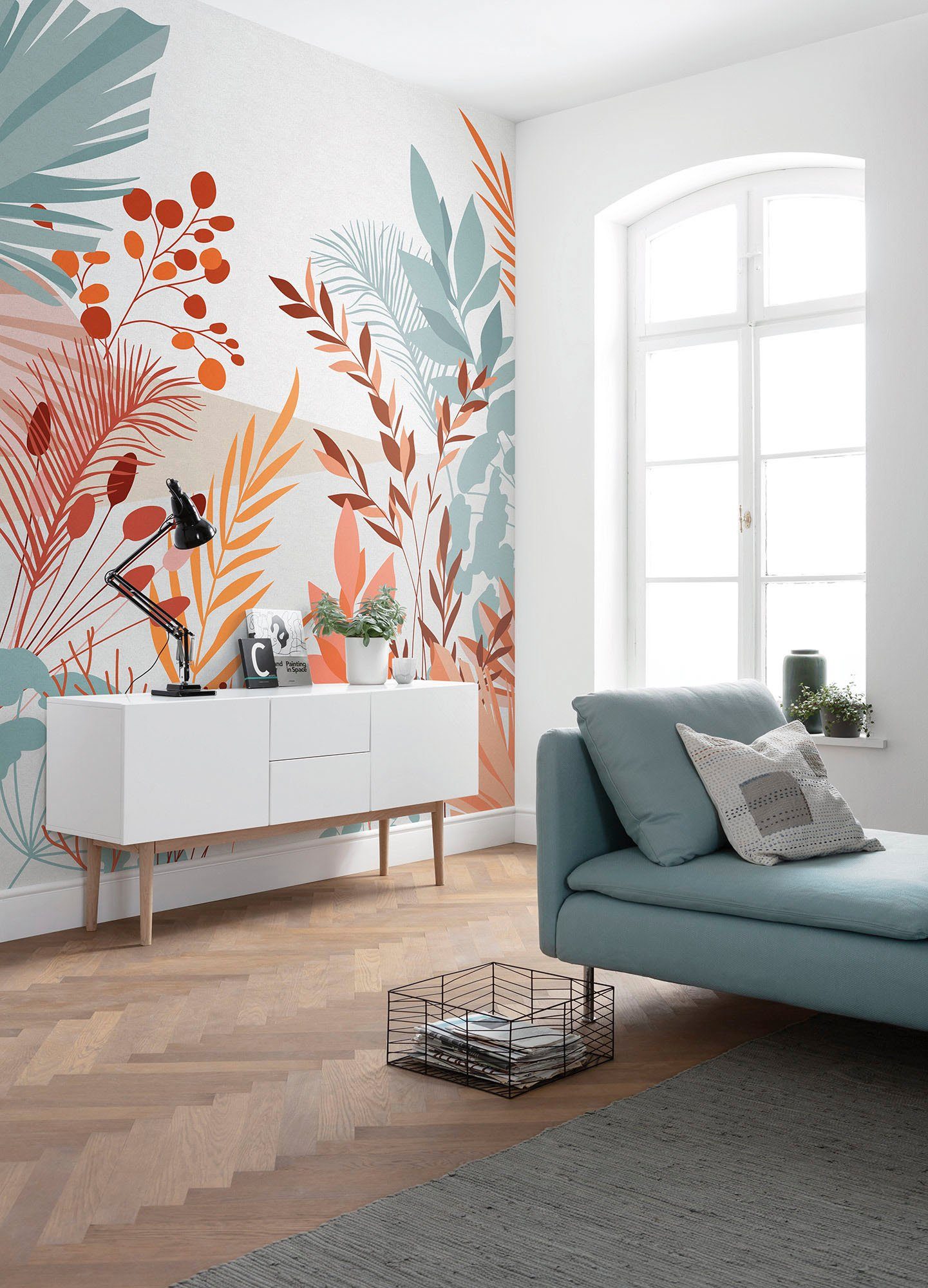 Komar Vliesbehang Digitale print vlies - Aspiring Colours - Afmeting 200 x 250 cm (1 stuk)