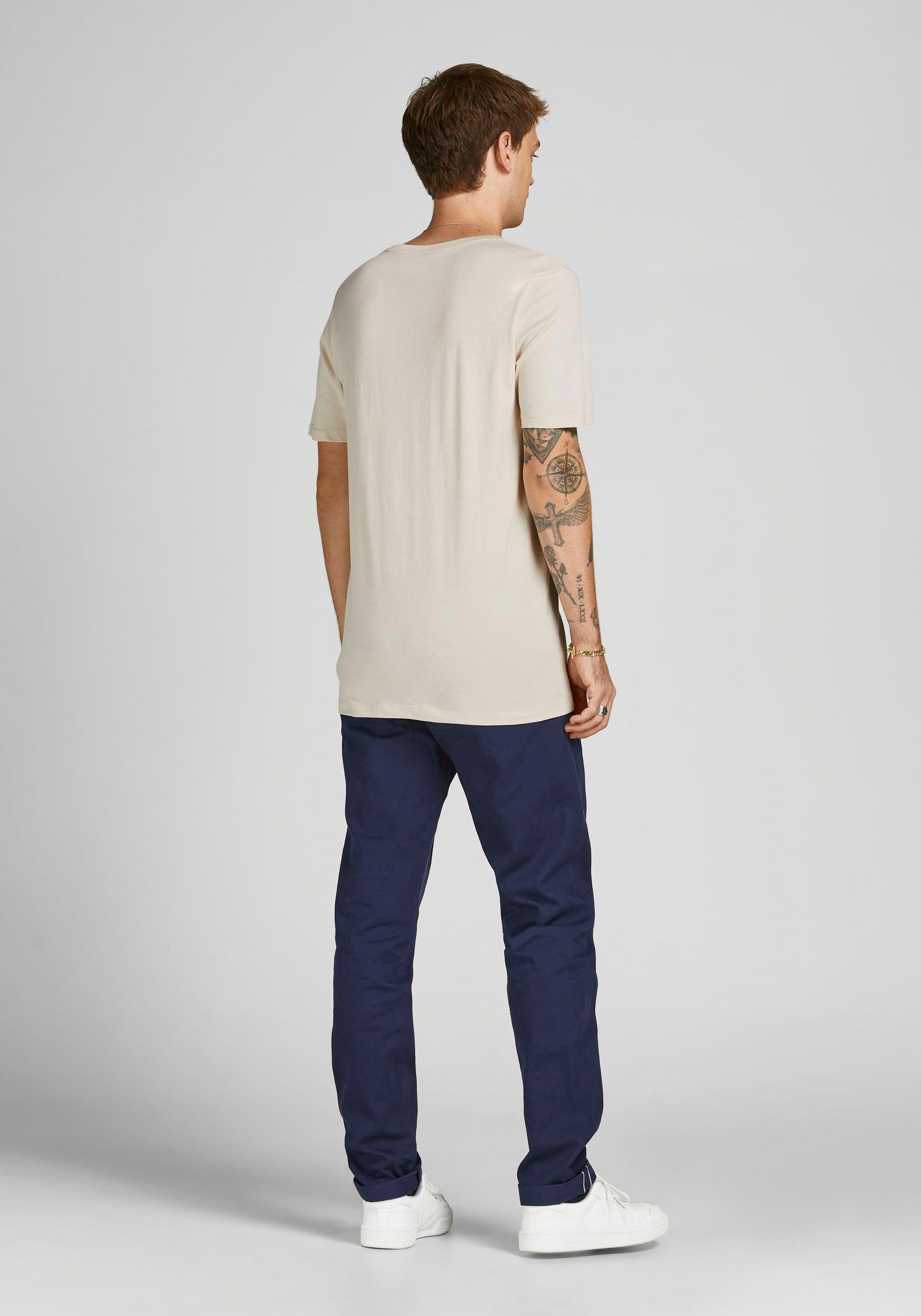 Jack & Jones Shirt met ronde hals JJEORGANIC BASIC TEE SS O-NECK NOOS