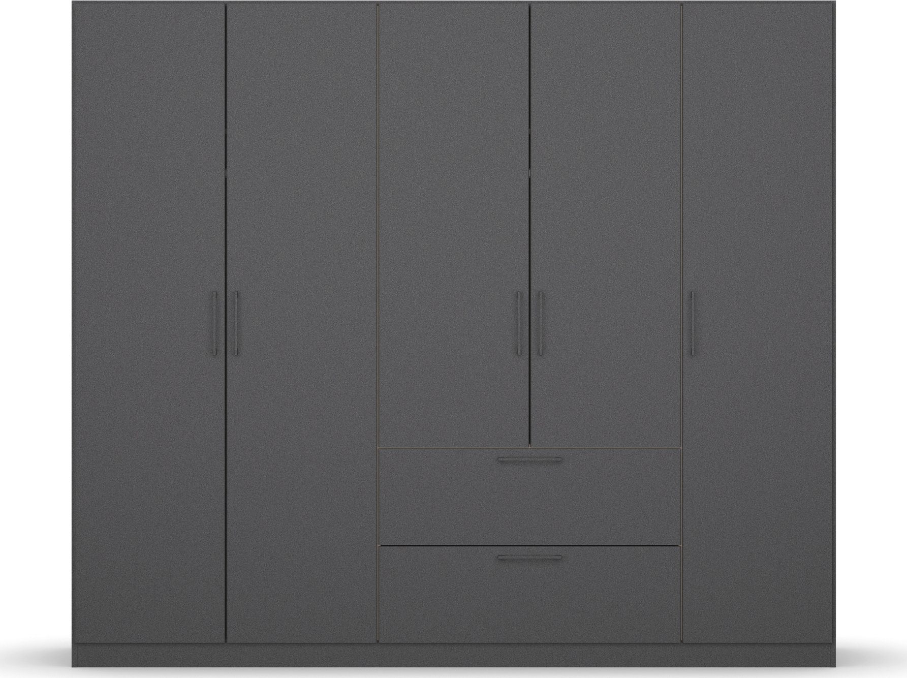 Slaapkamerserie Compleet slaapkamer Challenger (Set van 4 delen) Kast 2 breedtes, bed 3 breedtes, 2 nachttafels MADE IN GERMANY