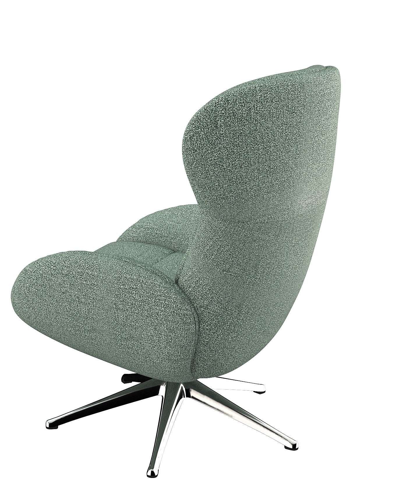 FLEXLUX Relaxfauteuil Haze, uitstekend comfort, Alu voet, organisch design, ergonomisch