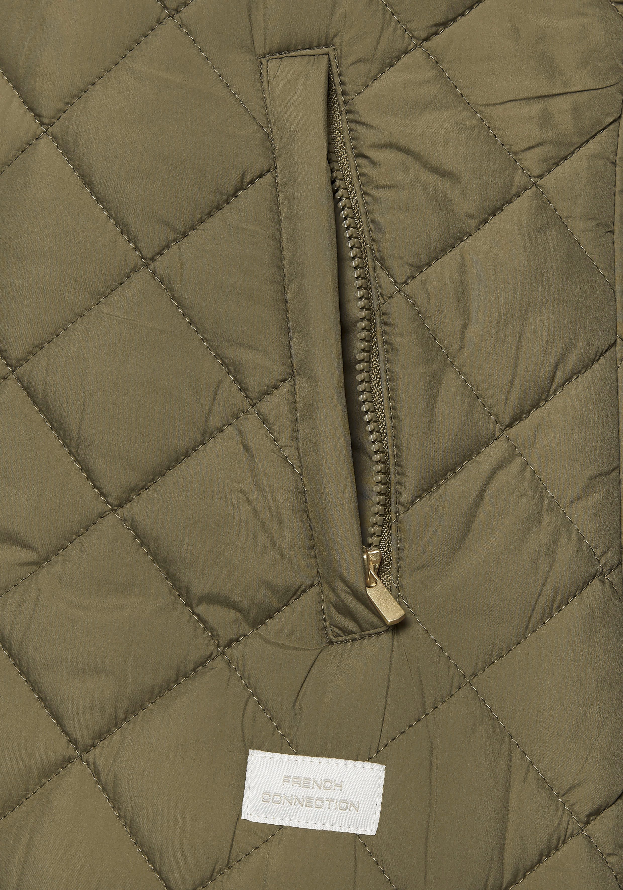 French Connection Lang gilet met breed gesneden schouders