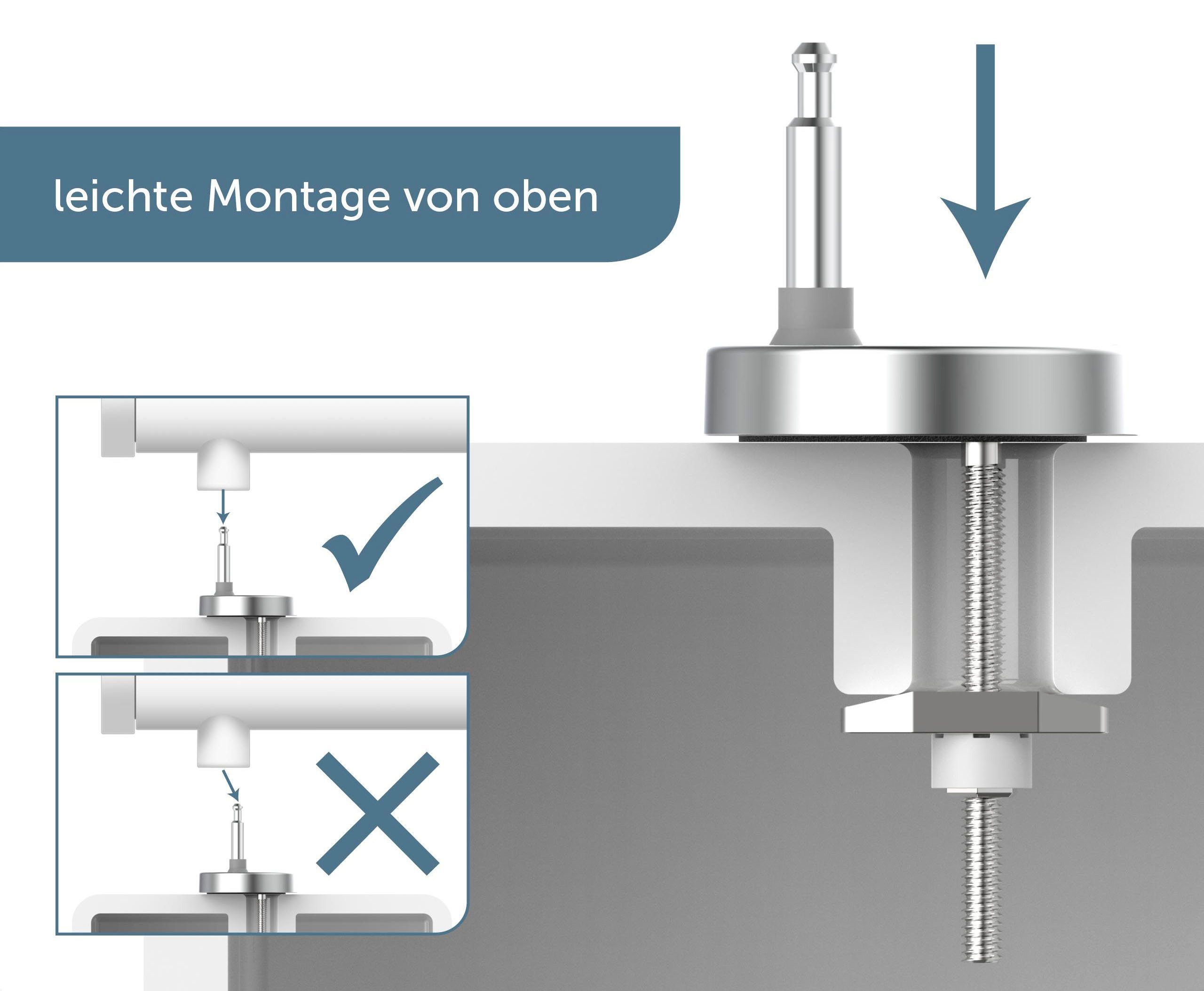 Schütte Toiletzitting met softclosemechanisme en snelsluiting