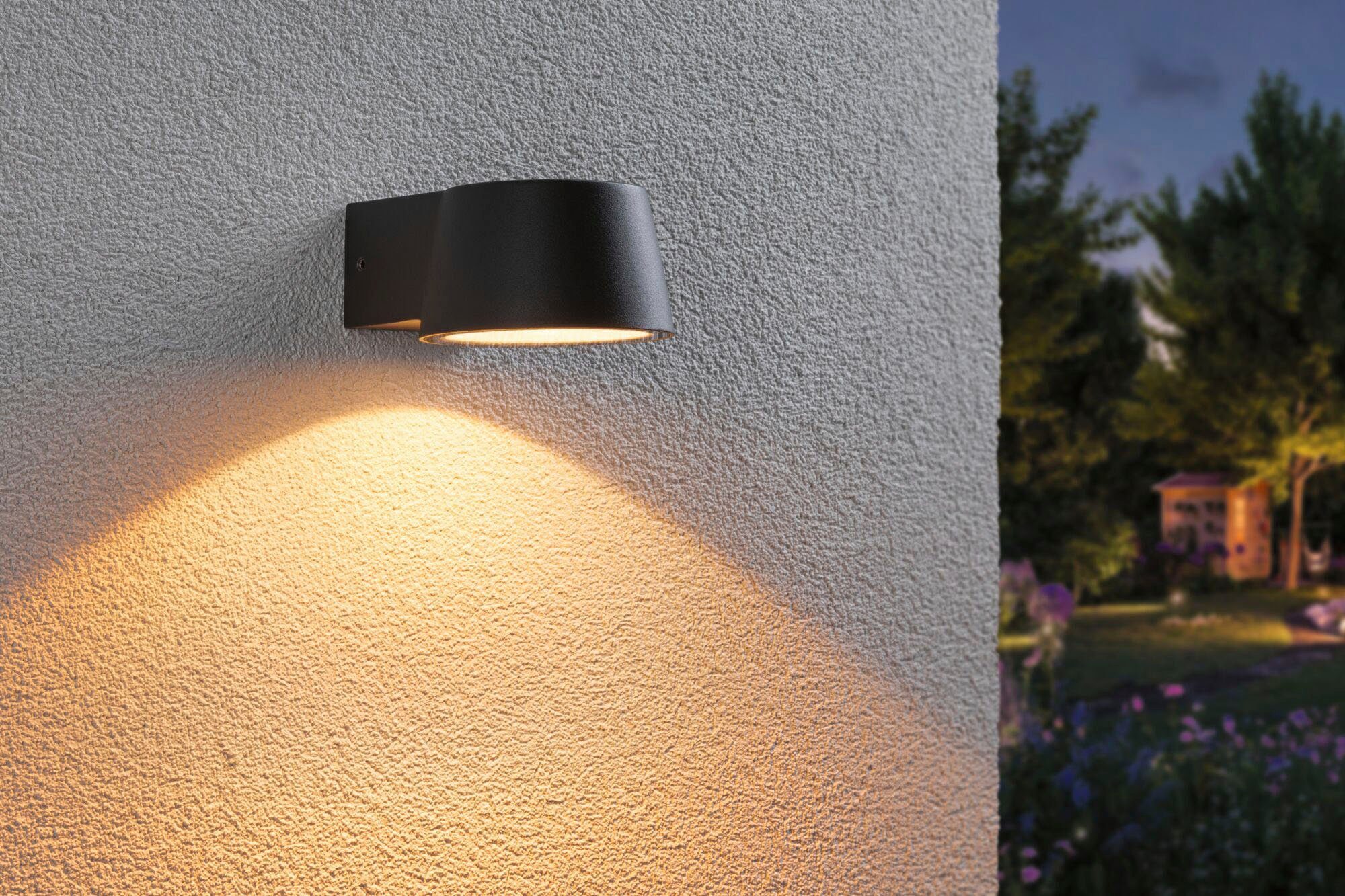 Paulmann Led-wandlamp voor buiten Buiten 230V Capea Aluminium Antraciet Insect friendly (1 stuk)