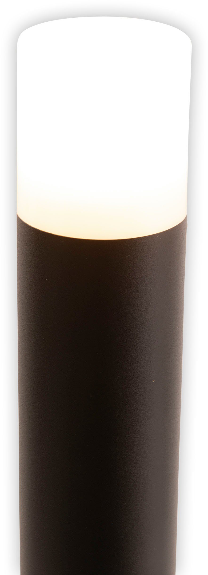 näve Sokkellamp Torcia Aluminium zwart 1 x E27 excl. lampen IP44 hoogte 80 cm (1 stuk)