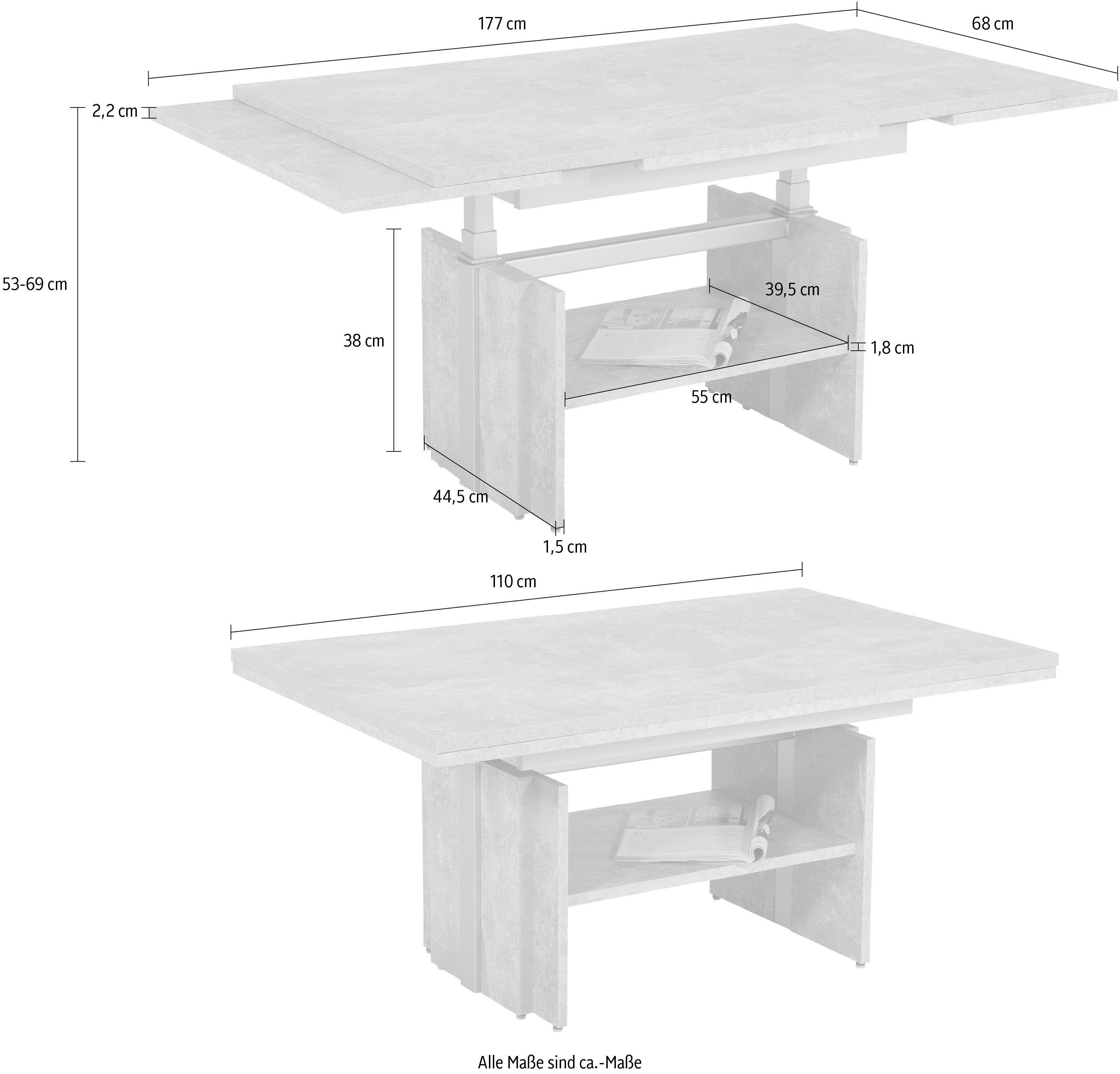 HELA Salontafel Functionele salontafel Henner