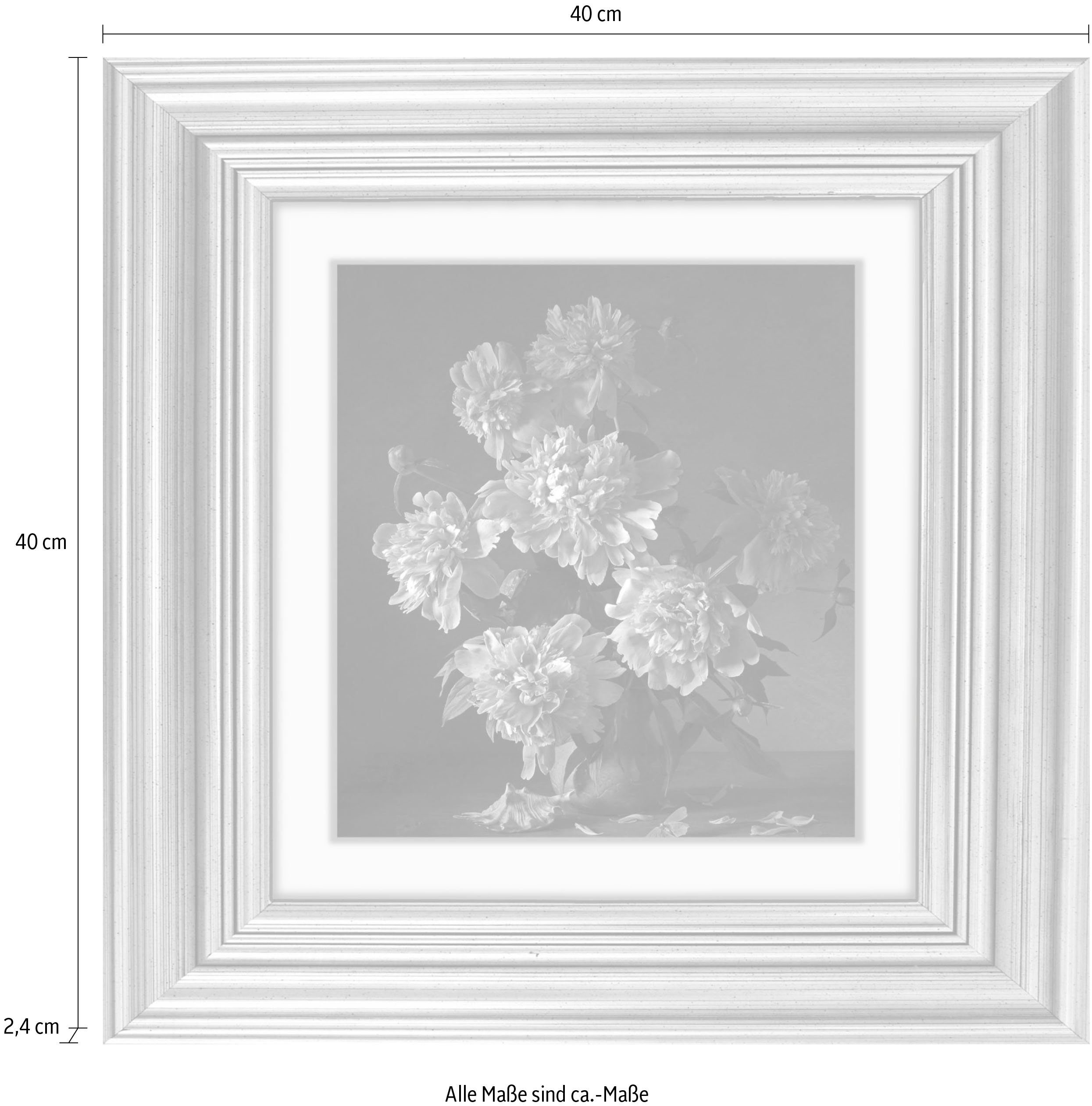 queence Artprint op acrylglas Bloemen Fine Art-print in galeriekwaliteit