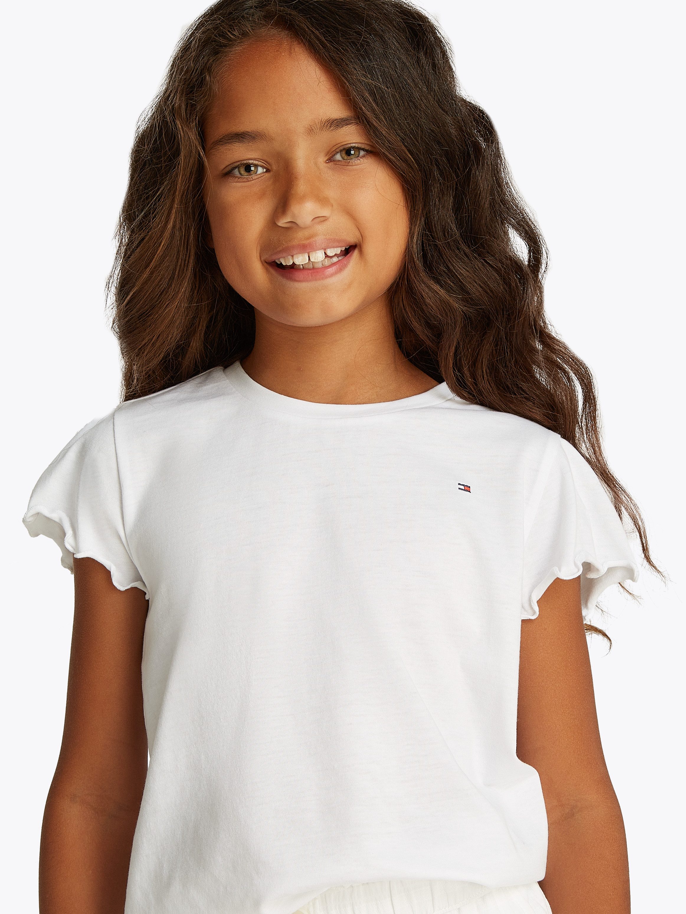 Tommy Hilfiger T-shirt ESSENTIAL RUFFLE SLEEVE TOP