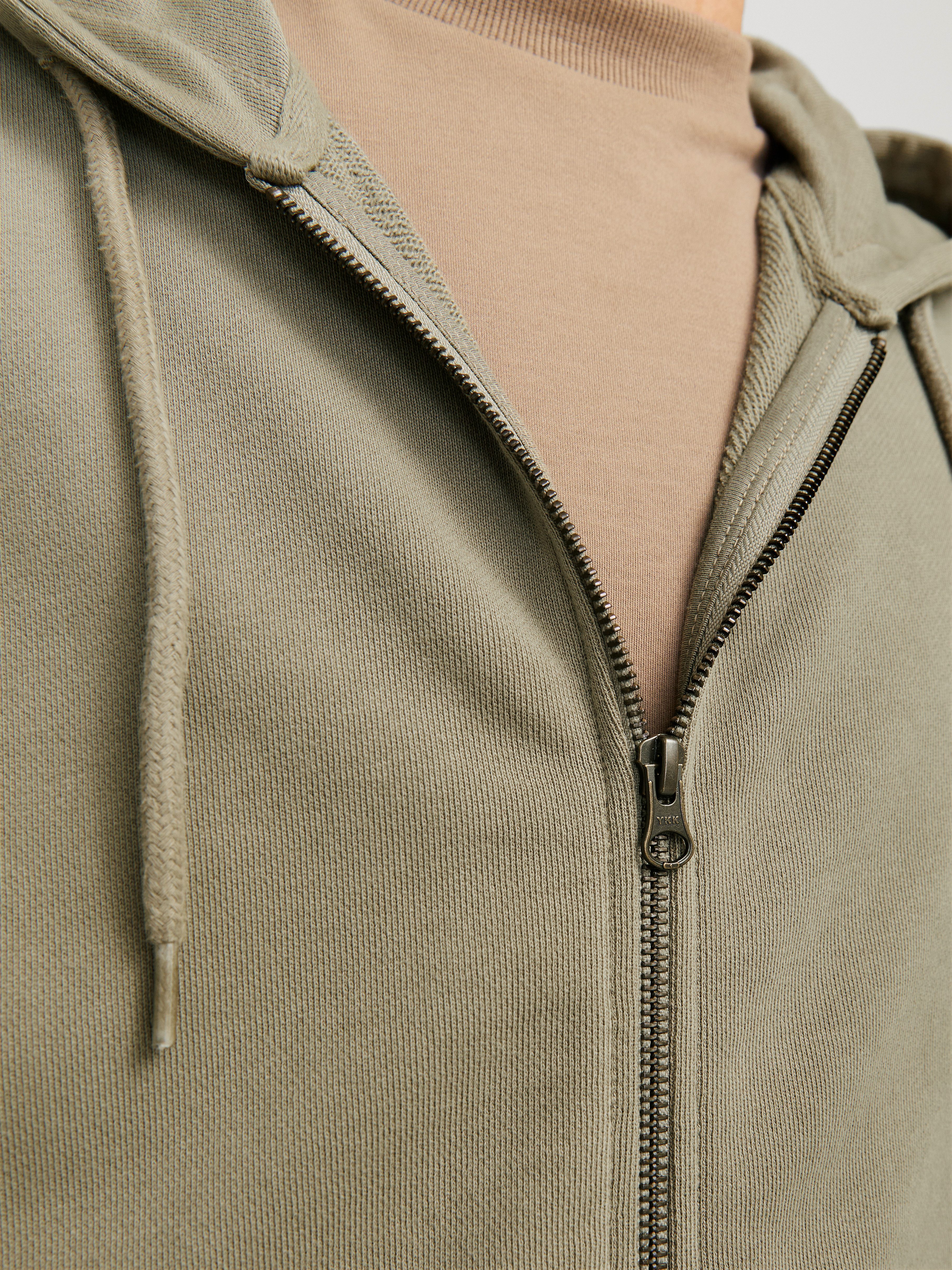 Jack & Jones Capuchonsweatvest JJECHARGE FADED SWEAT ZIP HOOD NOOS