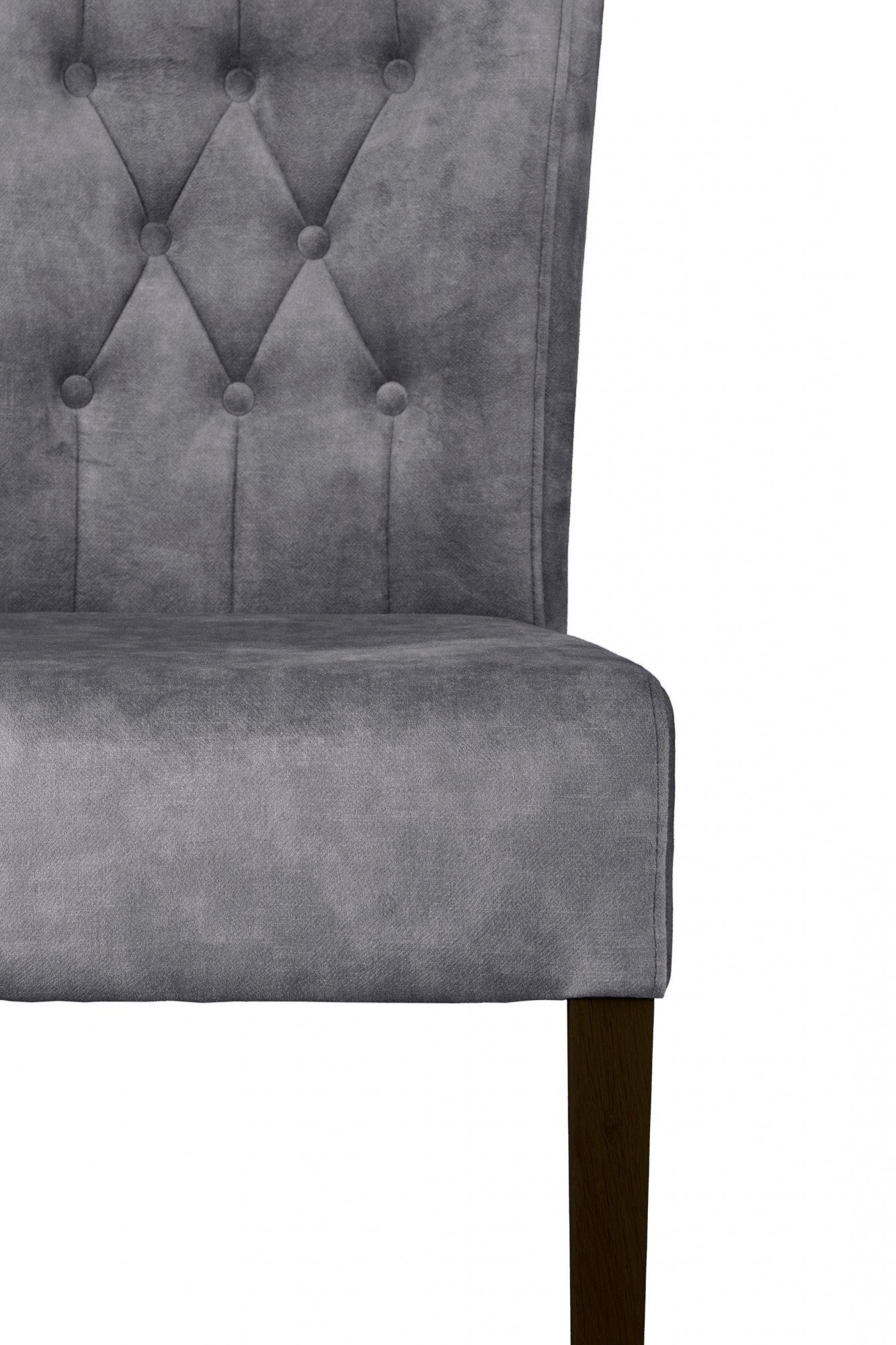 Home affaire Stoel met 4 poten Ravenna Eetkamerstoel met capitonnage (set, 2 stuks)