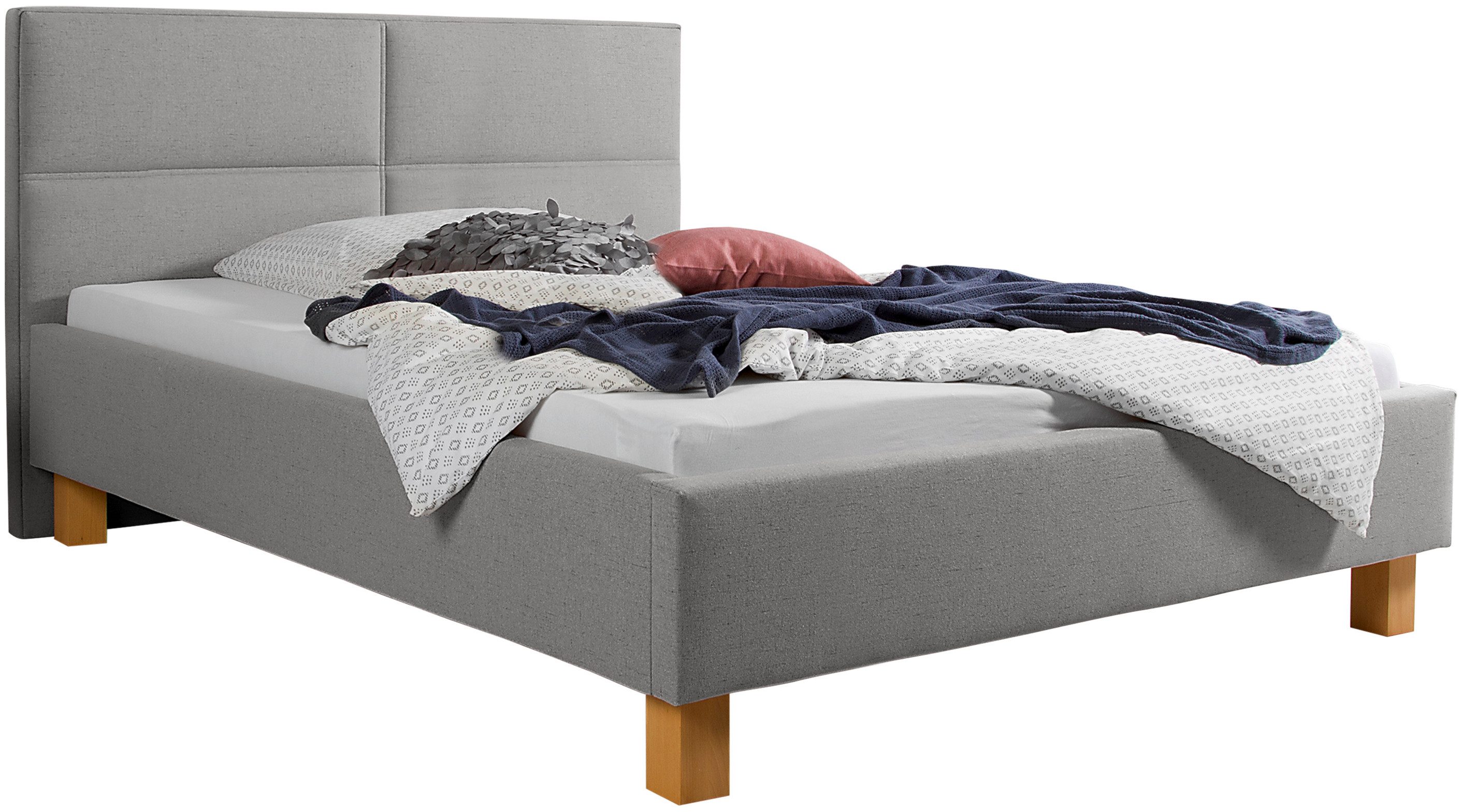 Maintal Gestoffeerd bed Derryville Zijkanten van het bed zelf te monteren, zonder bedkist