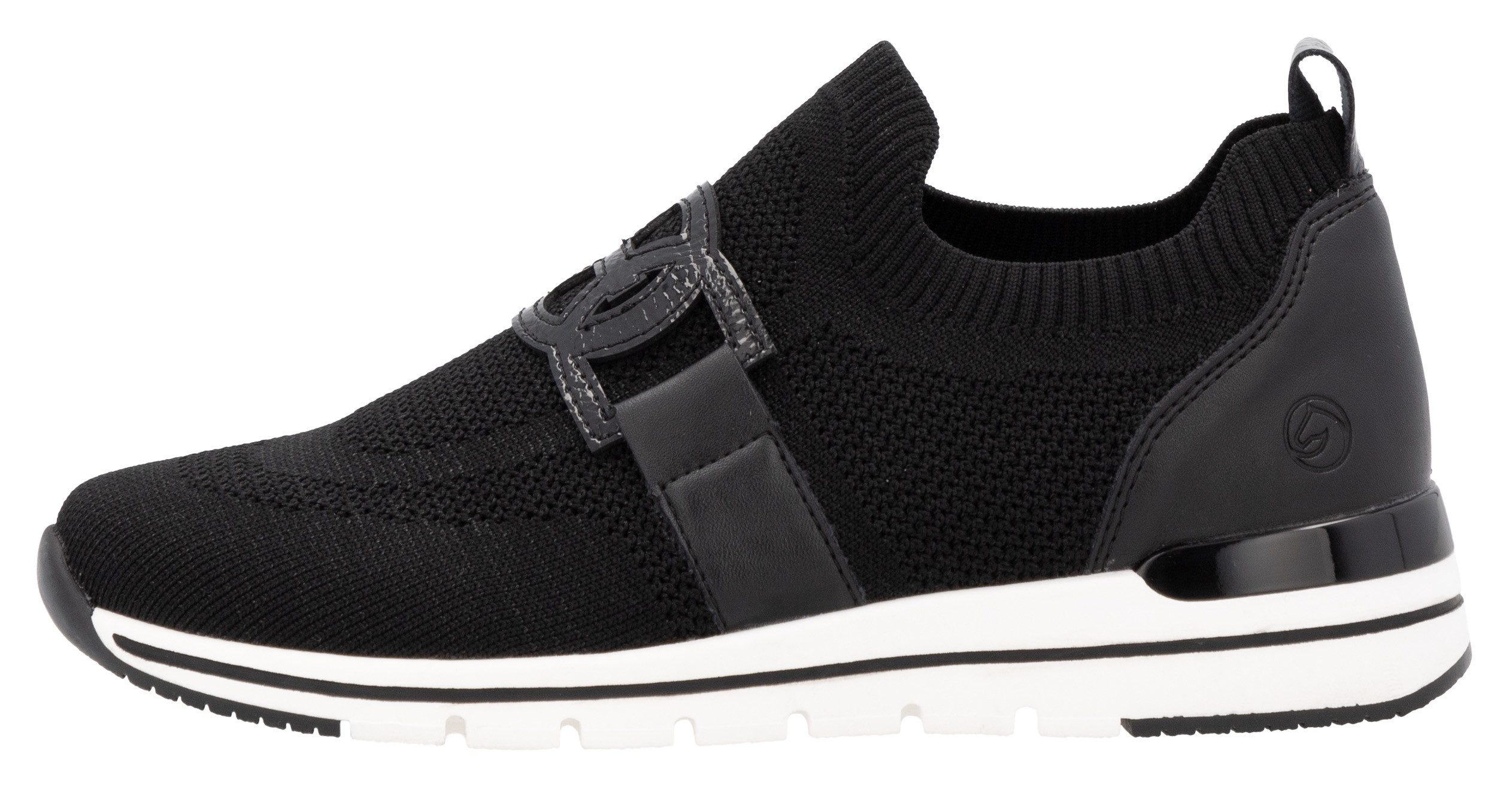 Remonte Slip-on sneakers , vrijetijdsschoen, lage schoen, slipper met elastische band aan de schacht