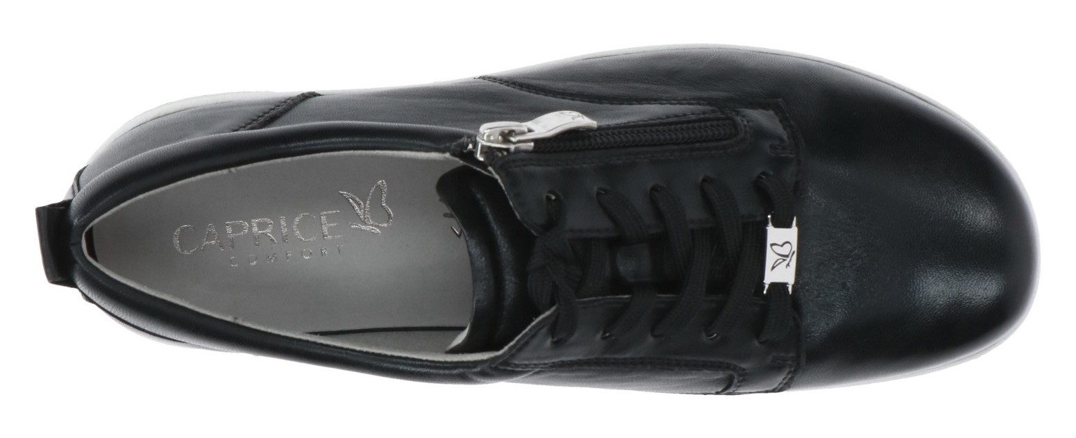 Caprice Sneakers vrijetijdsschoen, lage schoen, veterschoen in comfortwijdte h = zeer breed