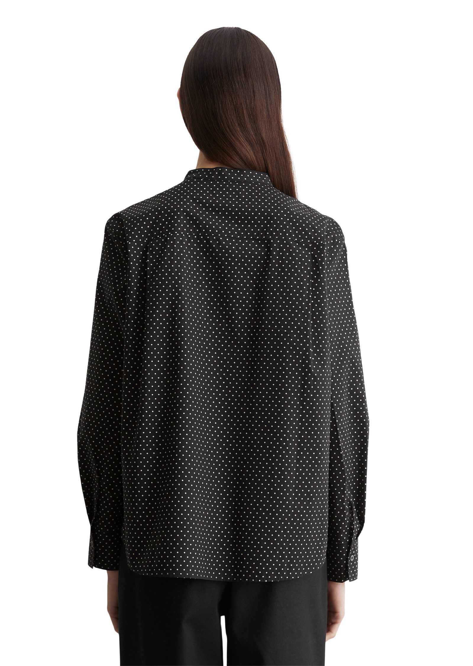 Marc O'Polo Blouse met lange mouwen met frisse allover-print