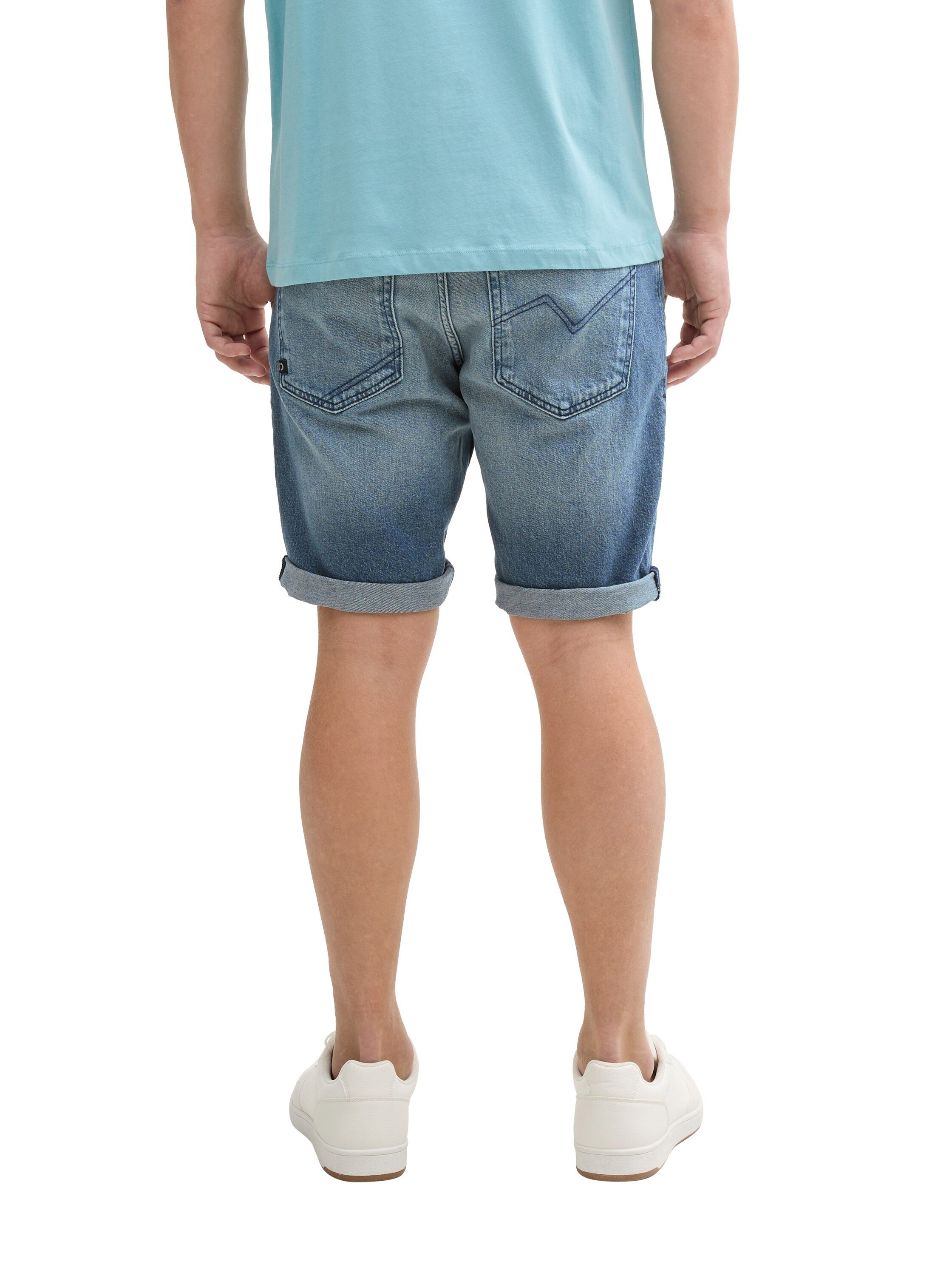 Tom Tailor Denim Jeansshort PIERS in five-pocketsstijl