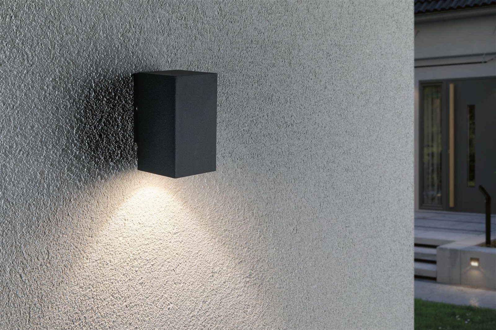 Paulmann Led-wandlamp voor buiten Flame vierkant 58x75mm 3000K 3,8W 320lm 230V aluminium (1 stuk)