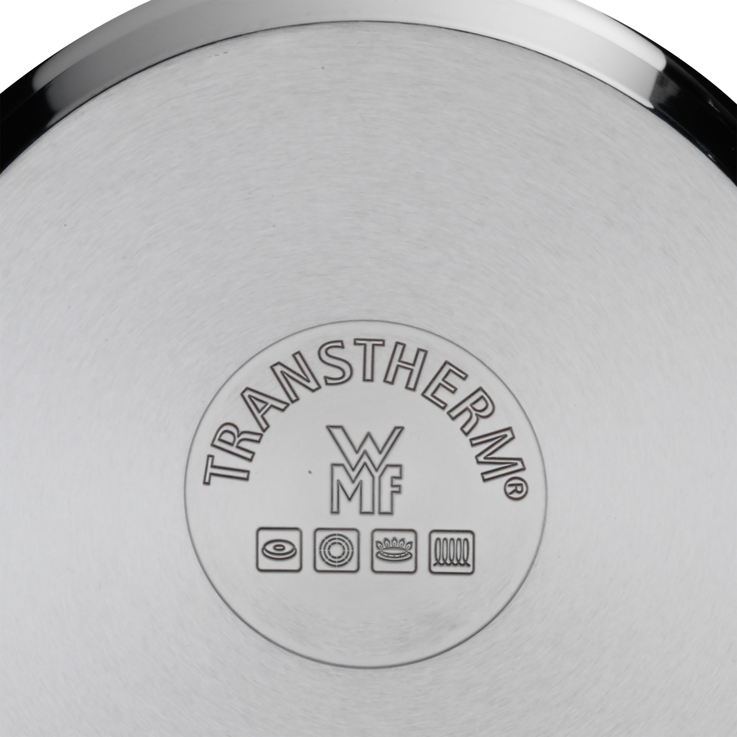 WMF Koekenpan Durado roestvrijstalen pan 28 cm, inductie Antiaanbaklaag, geschikt voor alle soorten fornuizen, energiezuinig (1-delig)