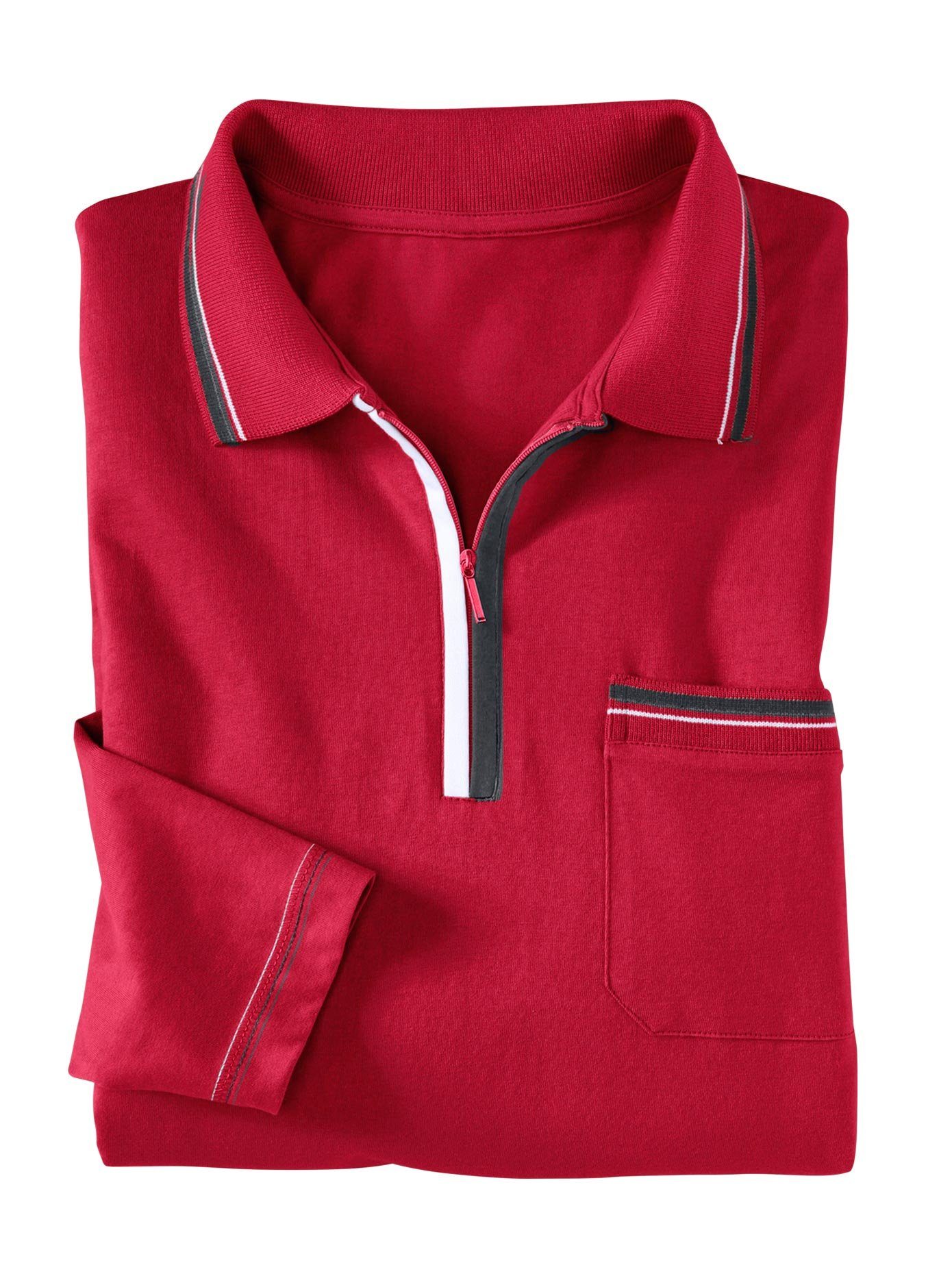 Classic Poloshirt met lange mouwen Poloshirt (1-delig)