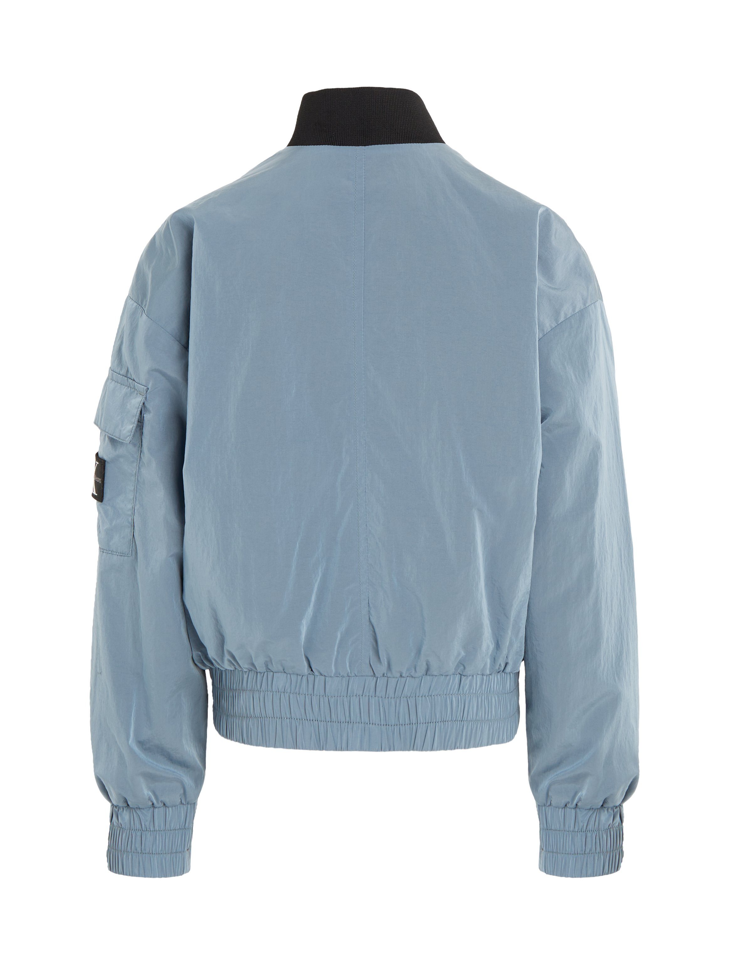 Calvin Klein Bomberjack STRUCTURED NYLON ZIPPED BOMBER