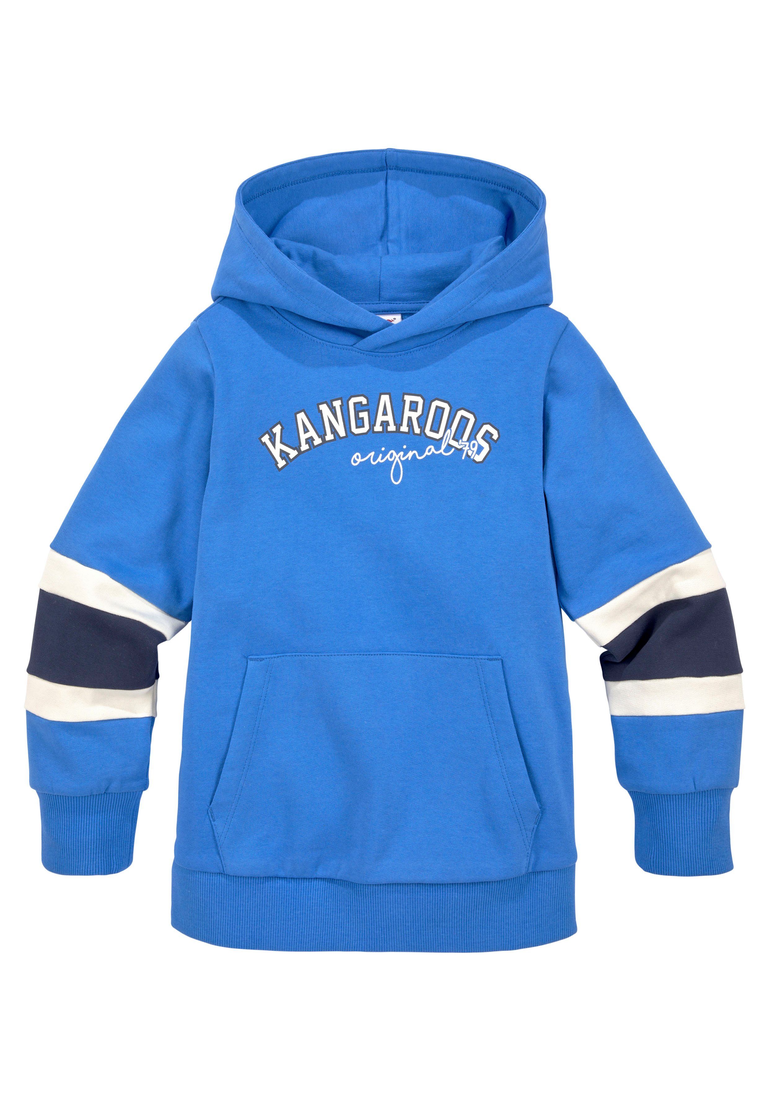 KangaROOS Hoodie Voor kleine jongens Lange mouwen met ribboordjes, basic pasvorm
